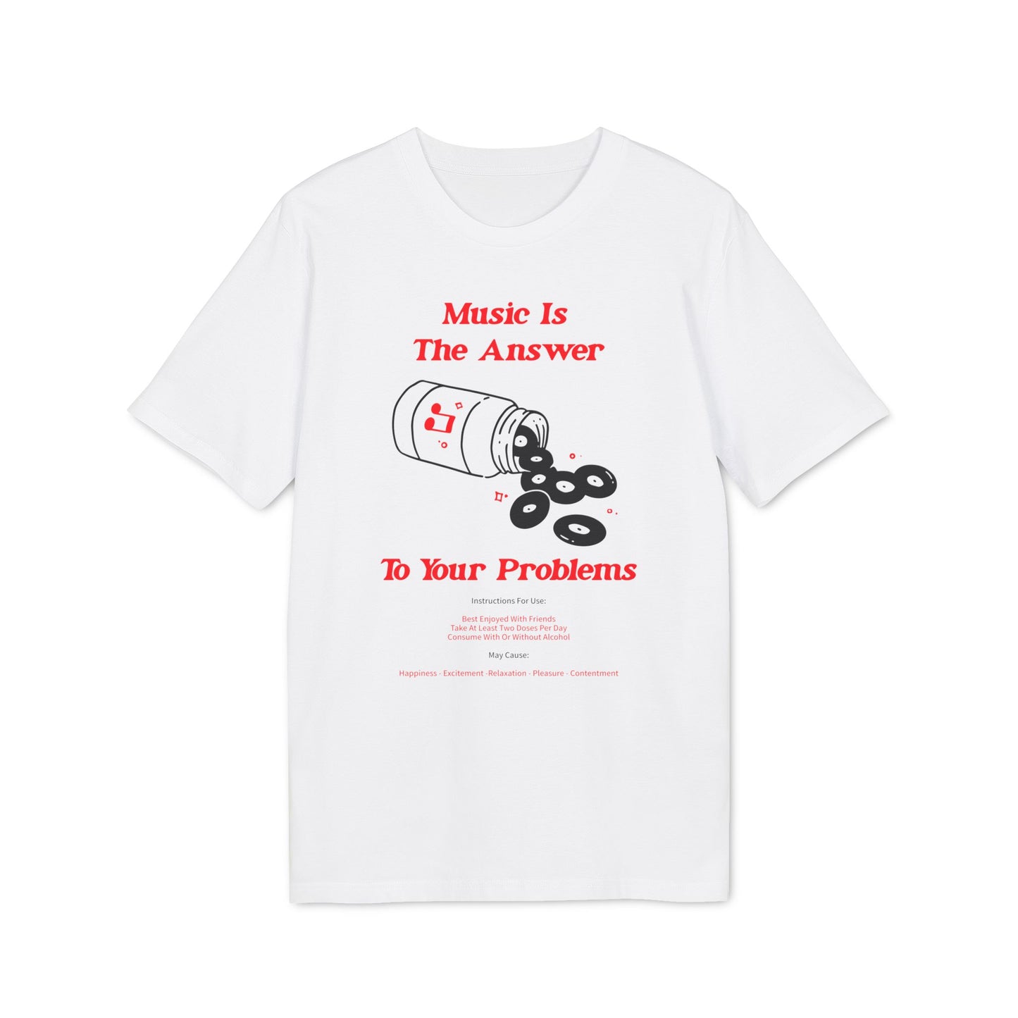 Music Is The Answer Camiseta (Algodón Orgánico)