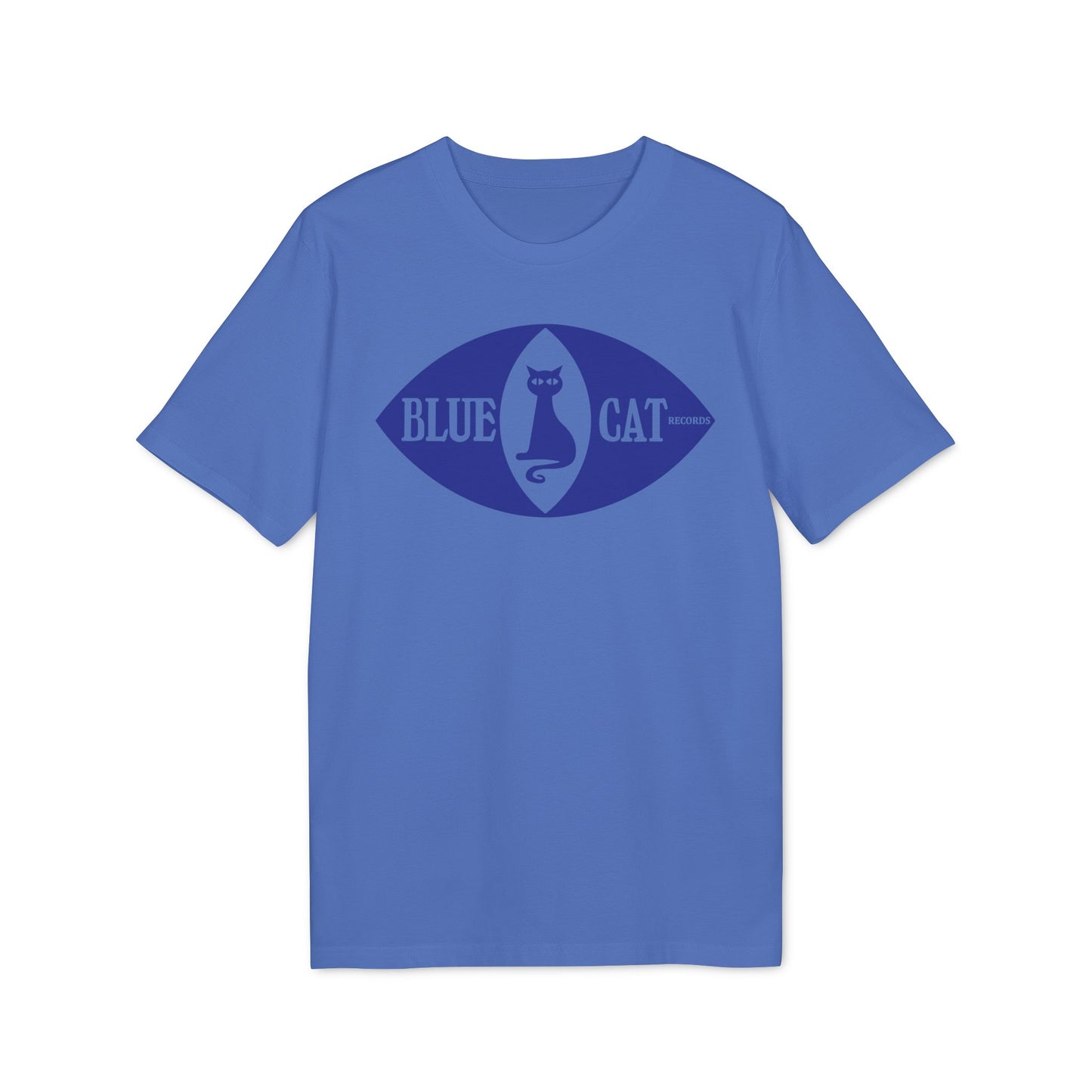Blue Cat Records Eye Camiseta (Algodón Orgánico)