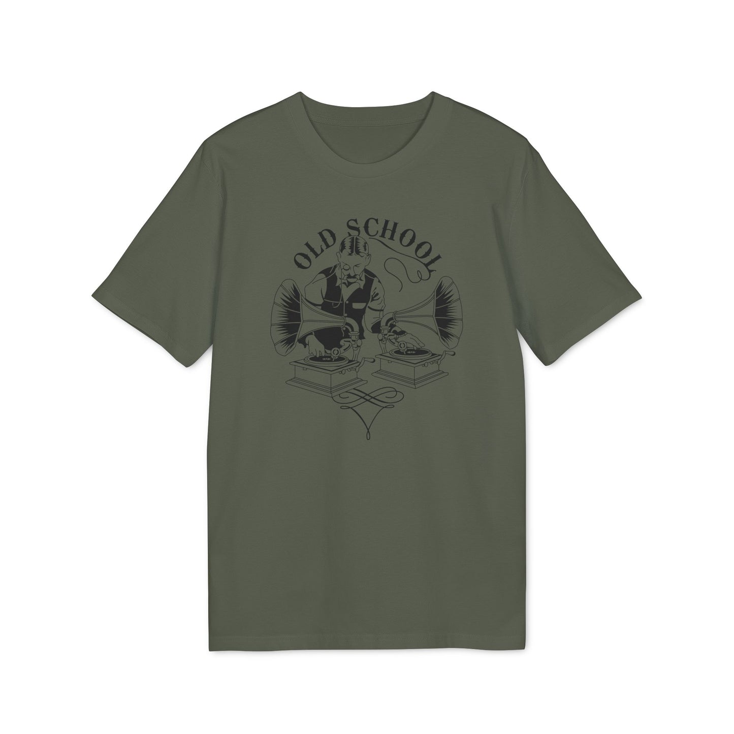 Old School DJ Camiseta (Algodón Orgánico)