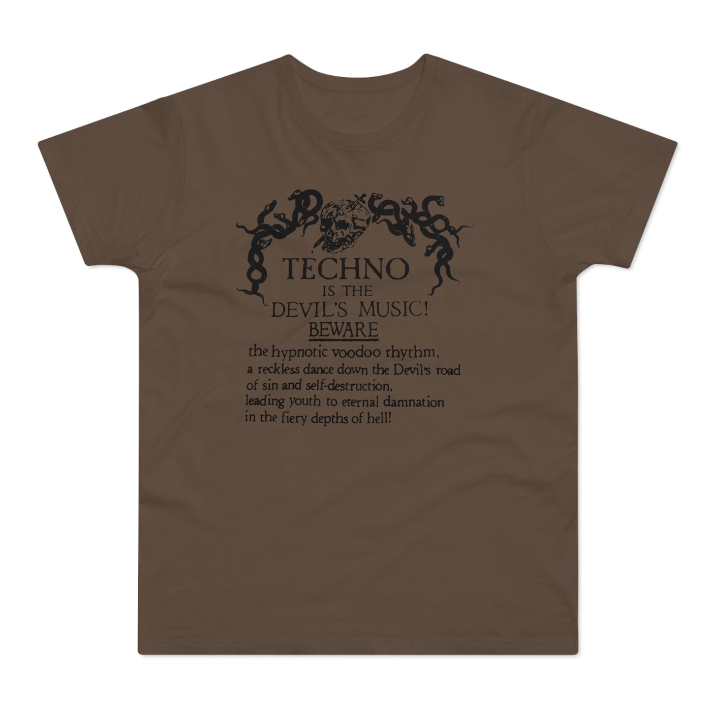 Techno is The Devil's Music Camiseta (Estándar)