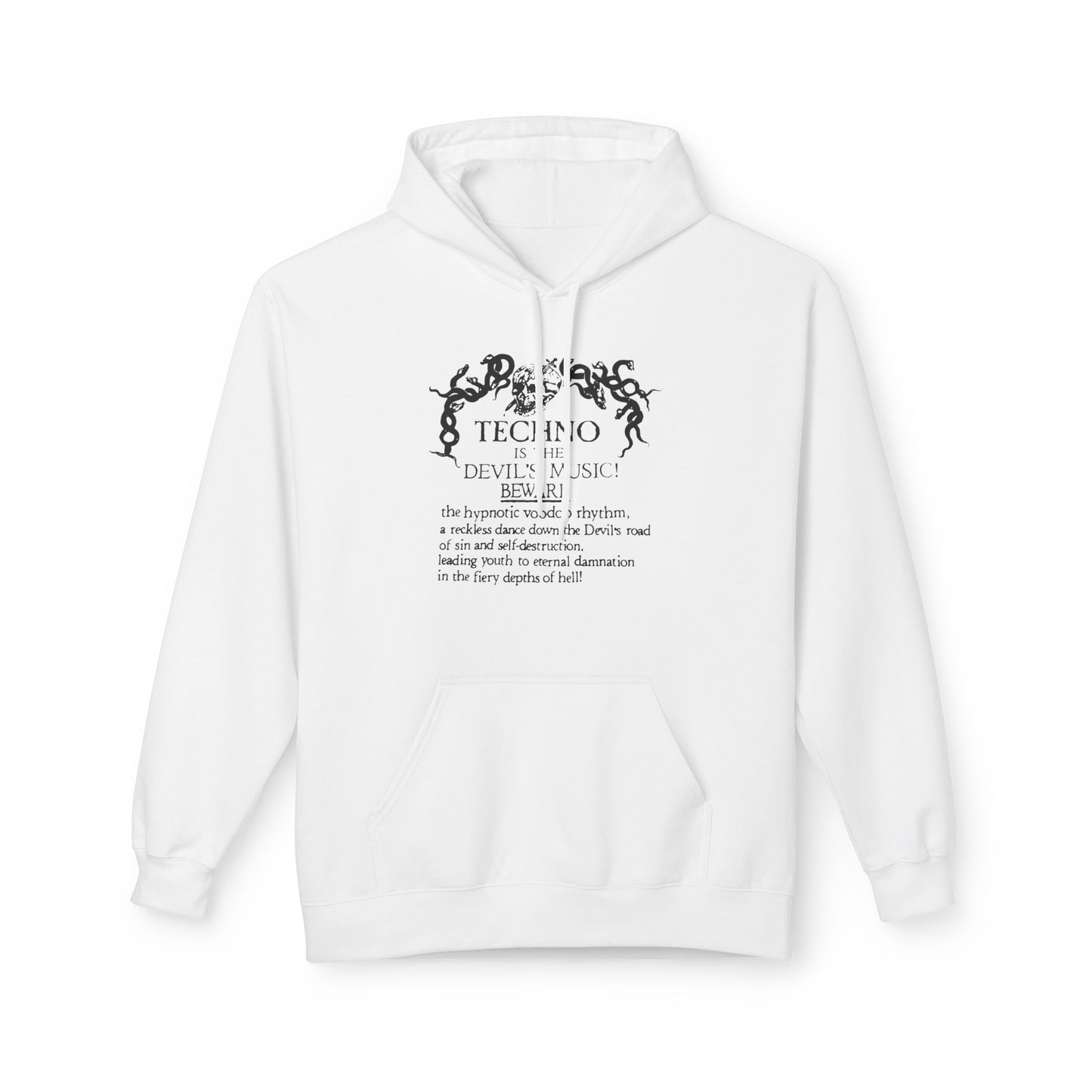 Techno is The Devil's Music Sudadera Con Capucha