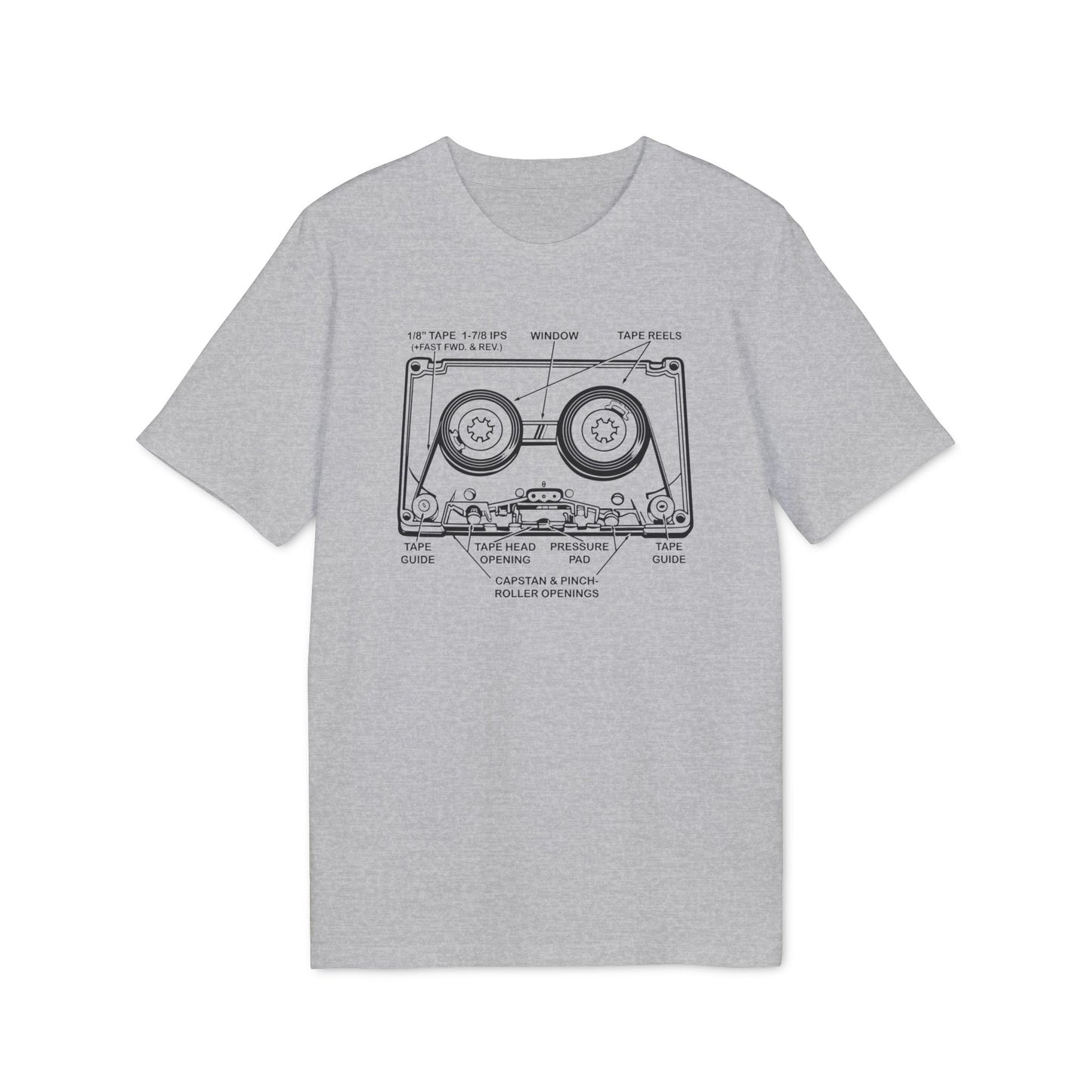 How It Works: Cassette Tape Camiseta (Algodón Orgánico)