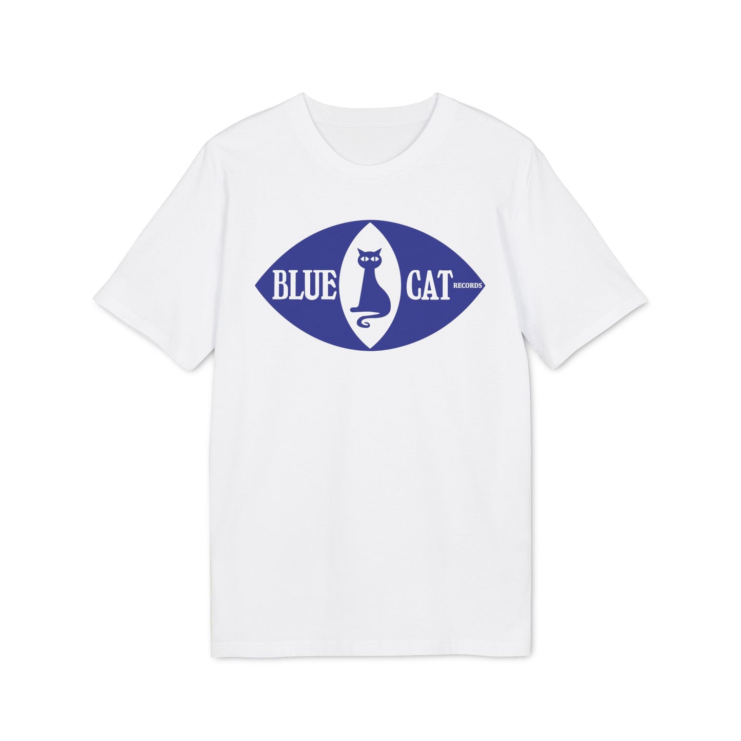 Blue Cat Records Eye Camiseta (Algodón Orgánico)