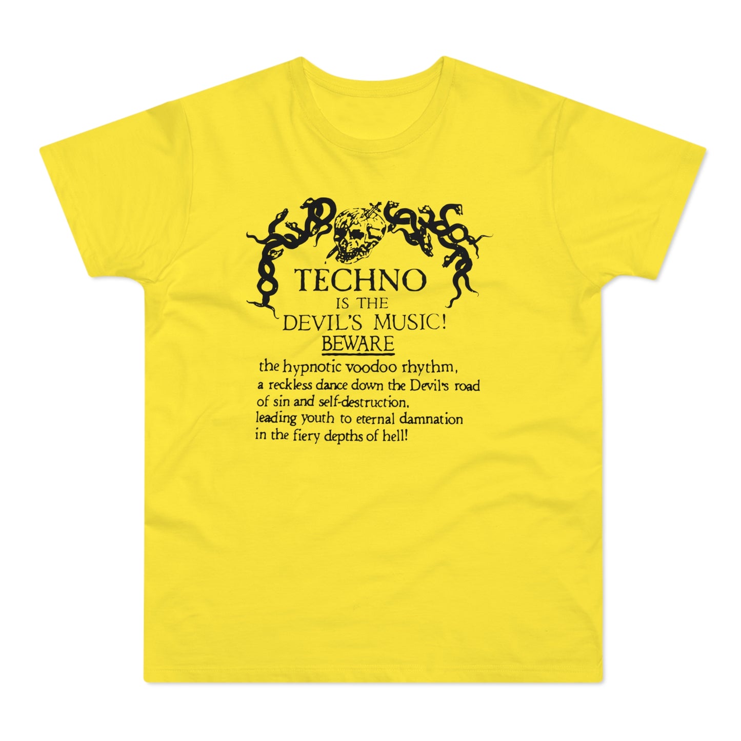 Techno is The Devil's Music Camiseta (Estándar)