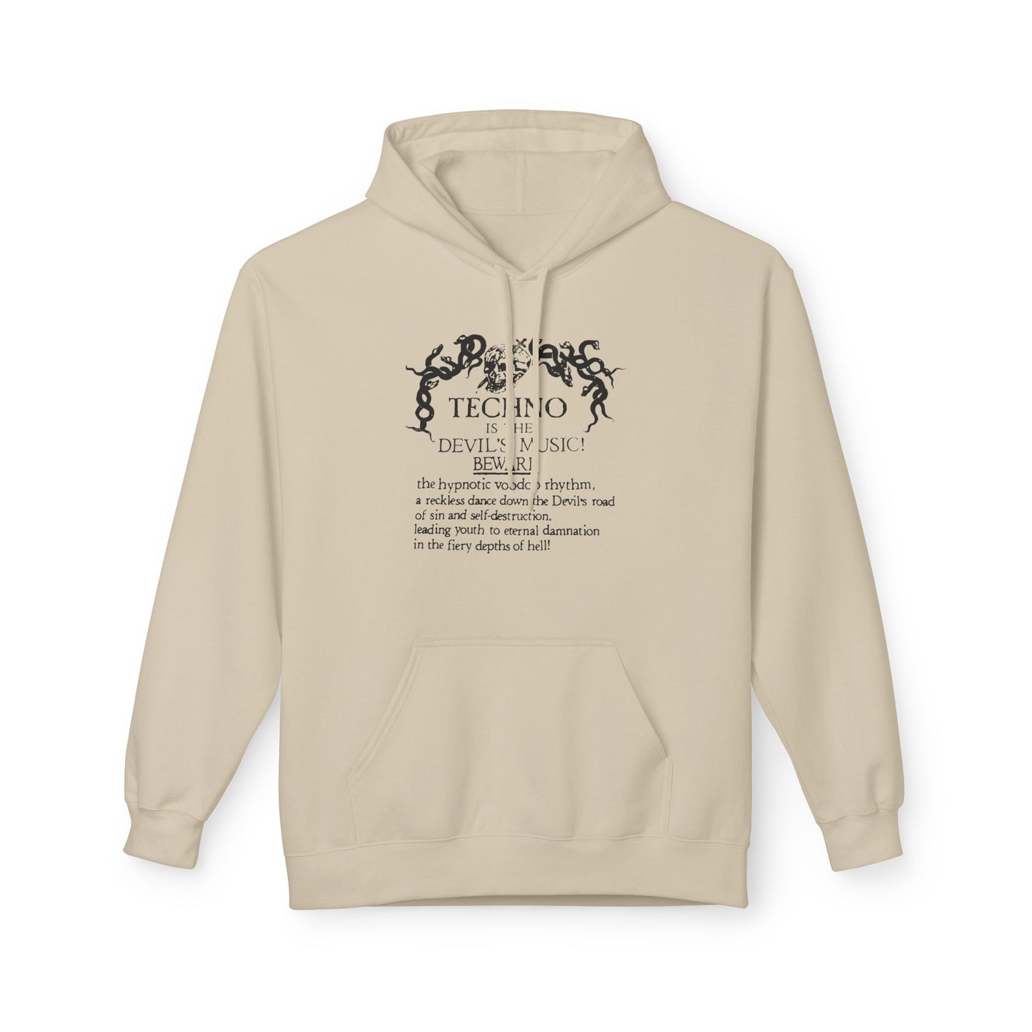 Techno is The Devil's Music Sudadera Con Capucha