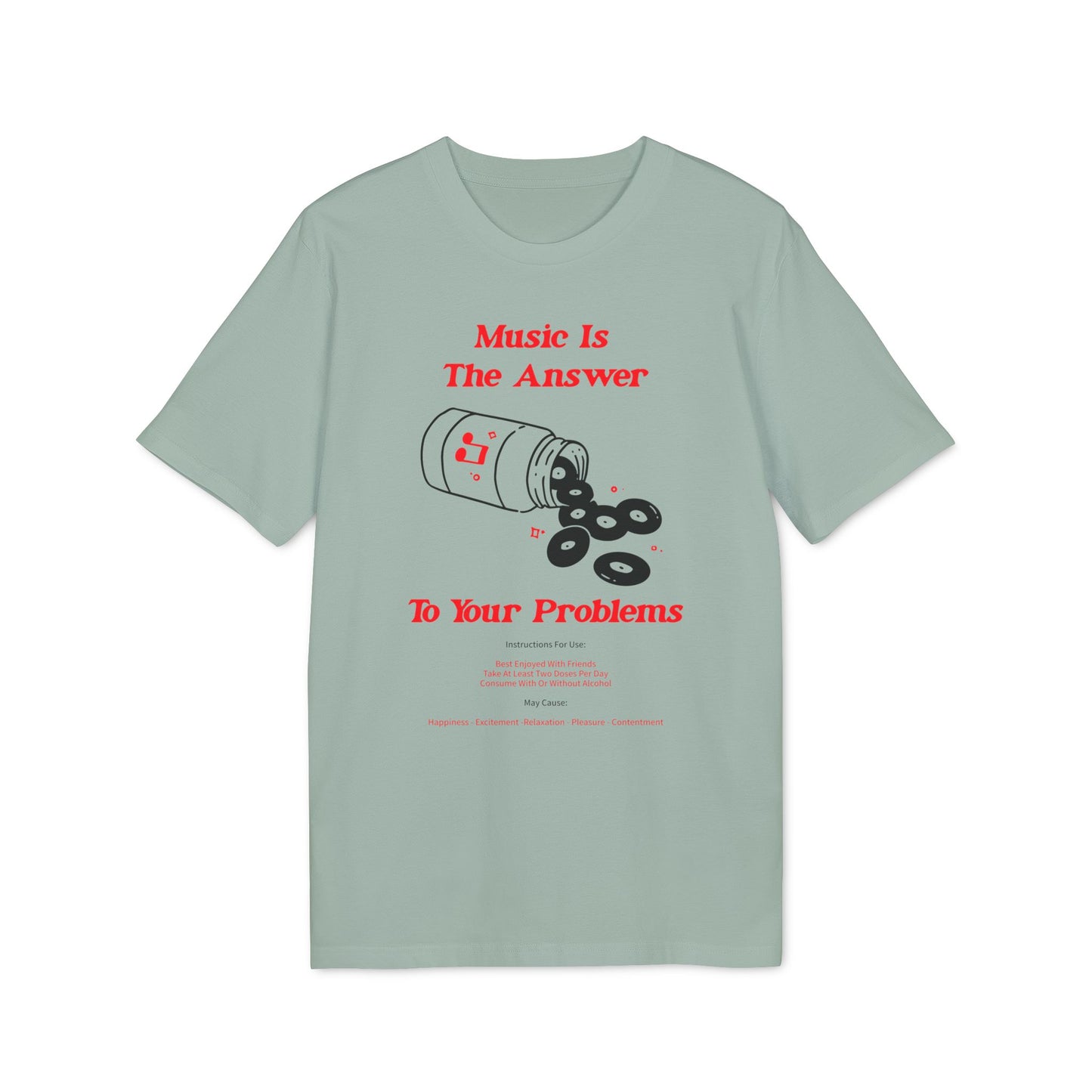 Music Is The Answer Camiseta (Algodón Orgánico)