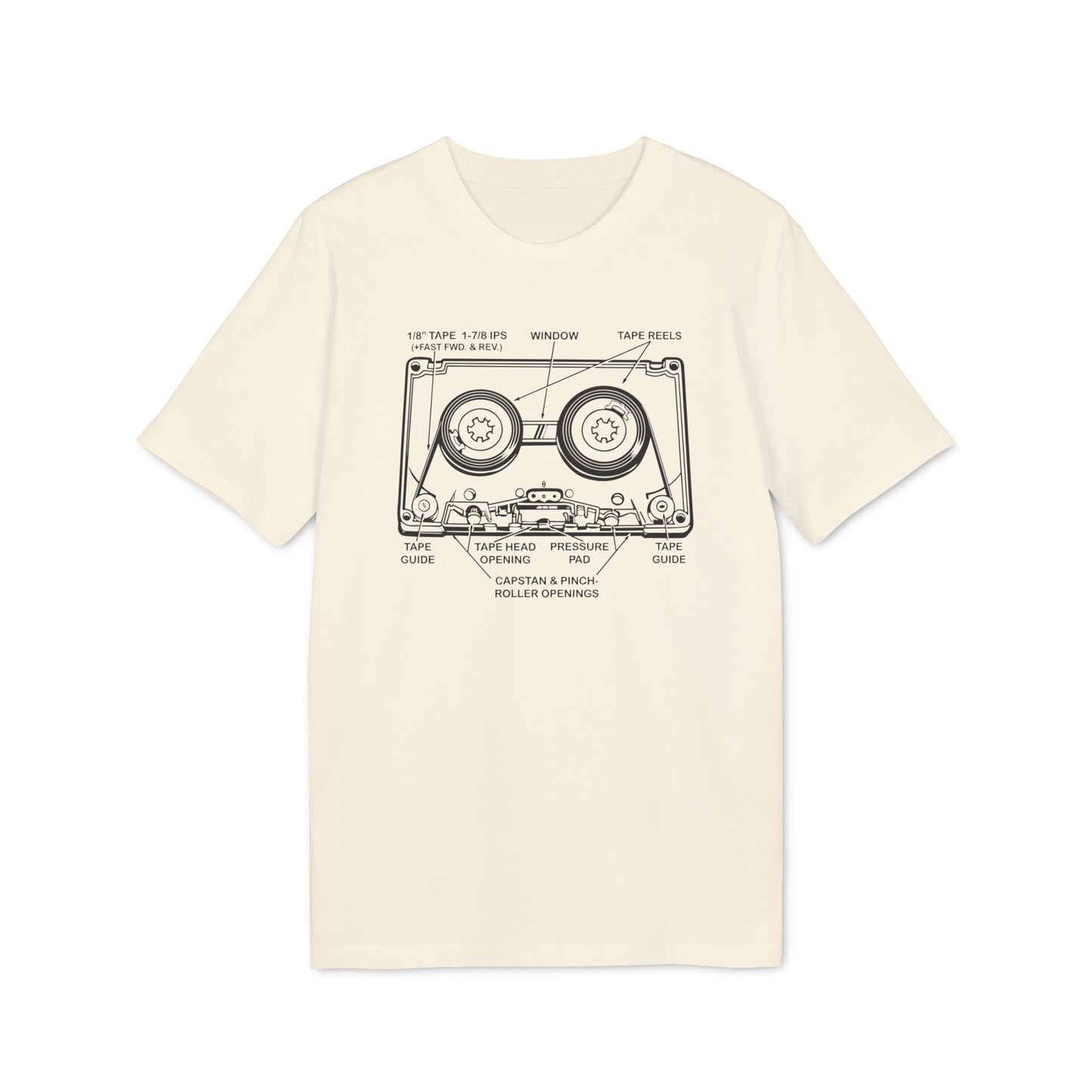 How It Works: Cassette Tape Camiseta (Algodón Orgánico)