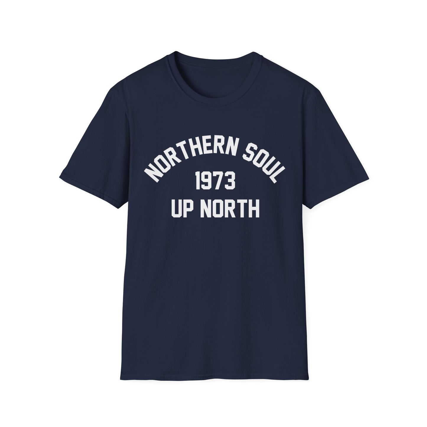 Northern Soul Up North 1973 Camiseta (Colección Ligera) | 4 x 3 Promoción