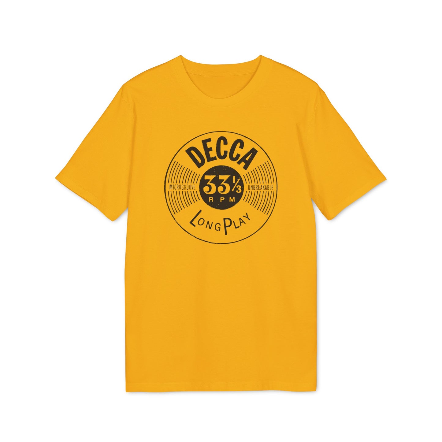 Decca Records Long Play Camiseta (Algodón Orgánico)