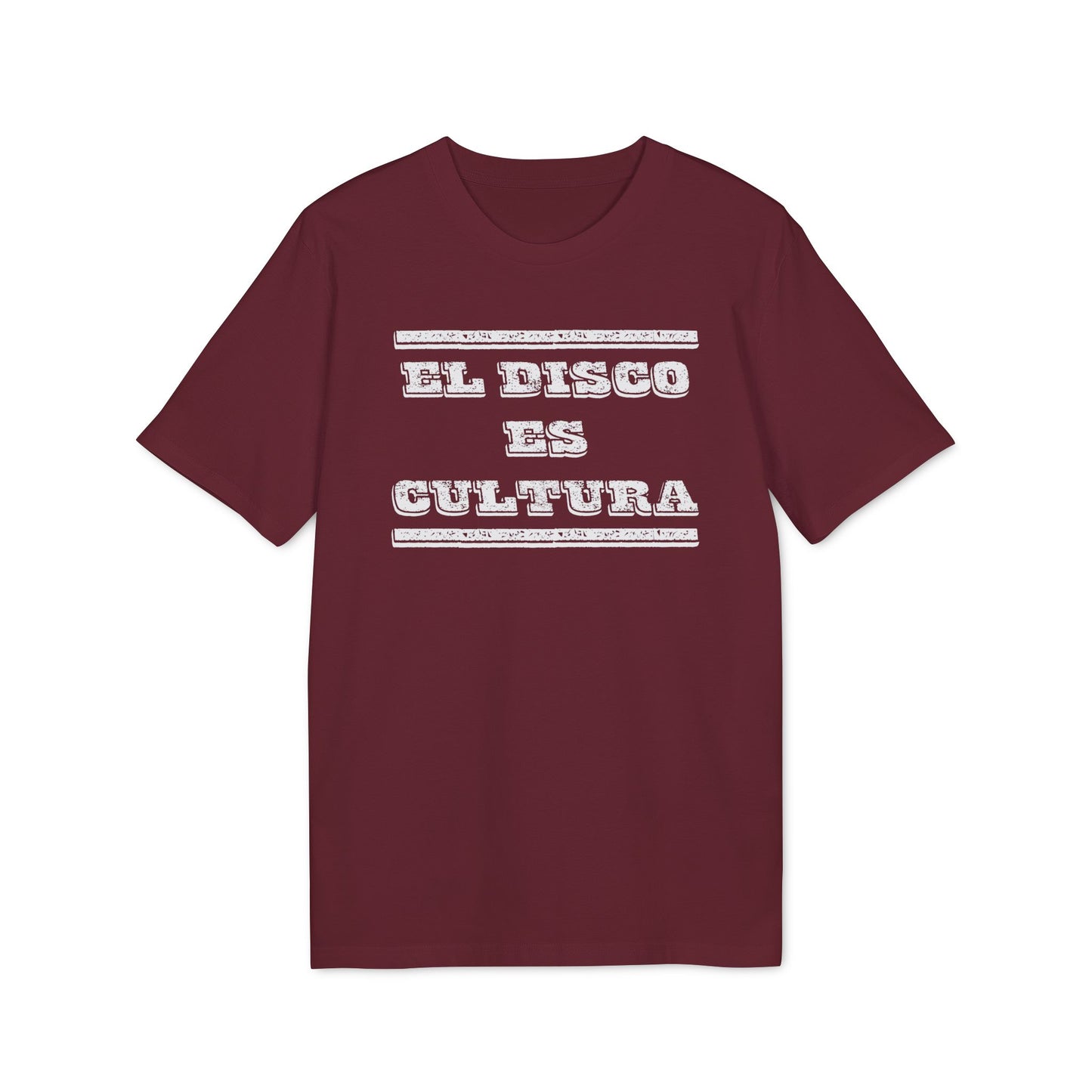 El Disco Es Cultura Camiseta (Algodón Orgánico)