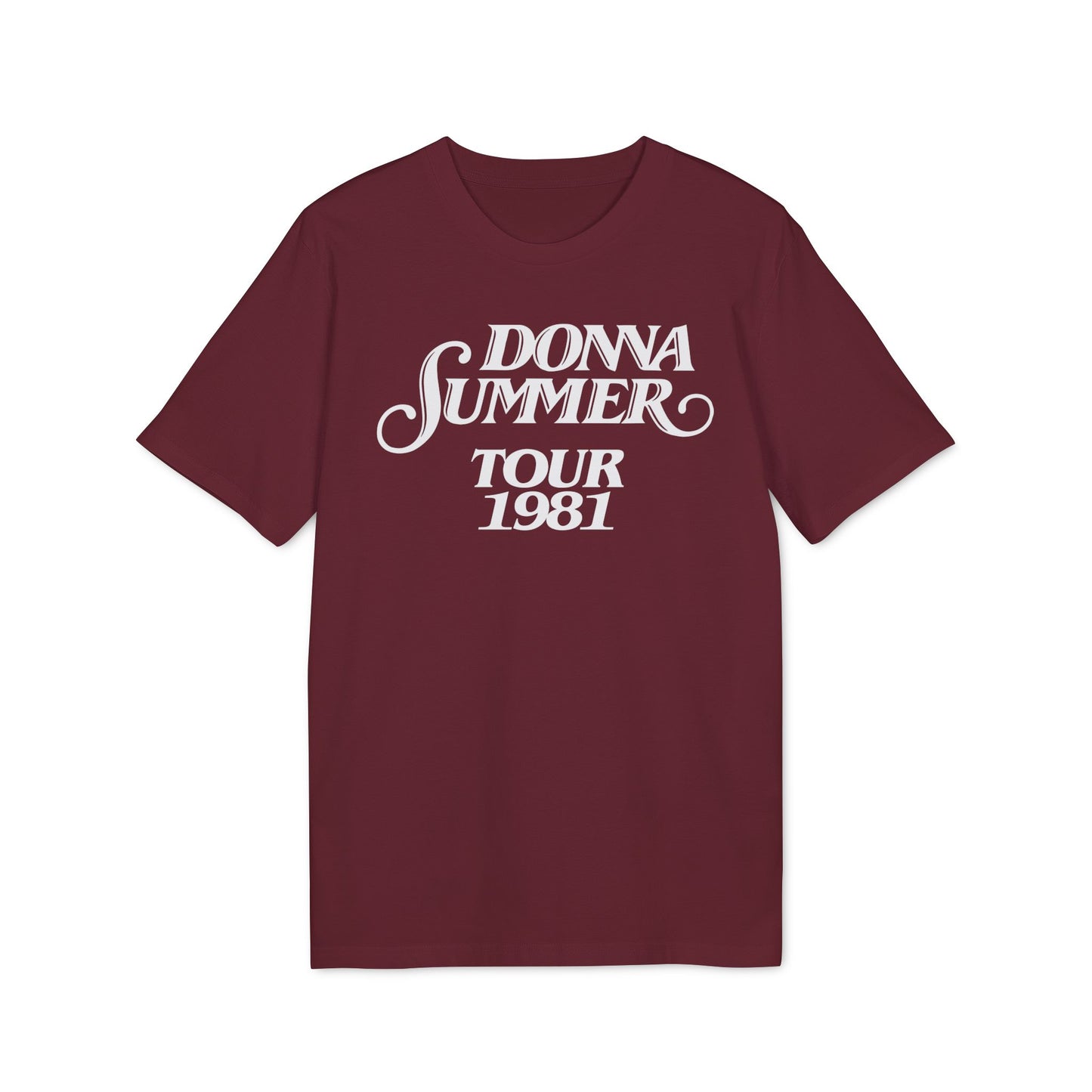 Donna Summer Tour 1981 Camiseta (Algodón Orgánico)