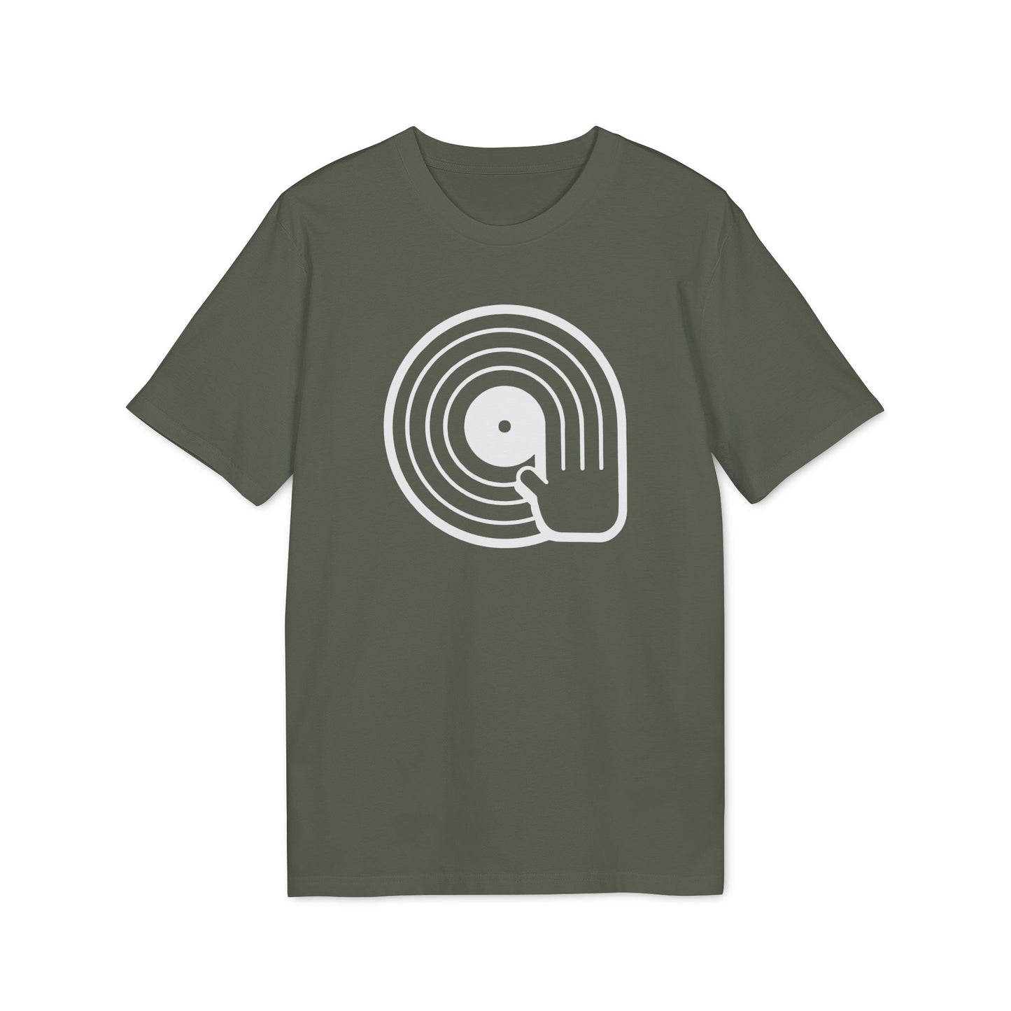 Vinyl Scratching Camiseta (Algodón Orgánico)