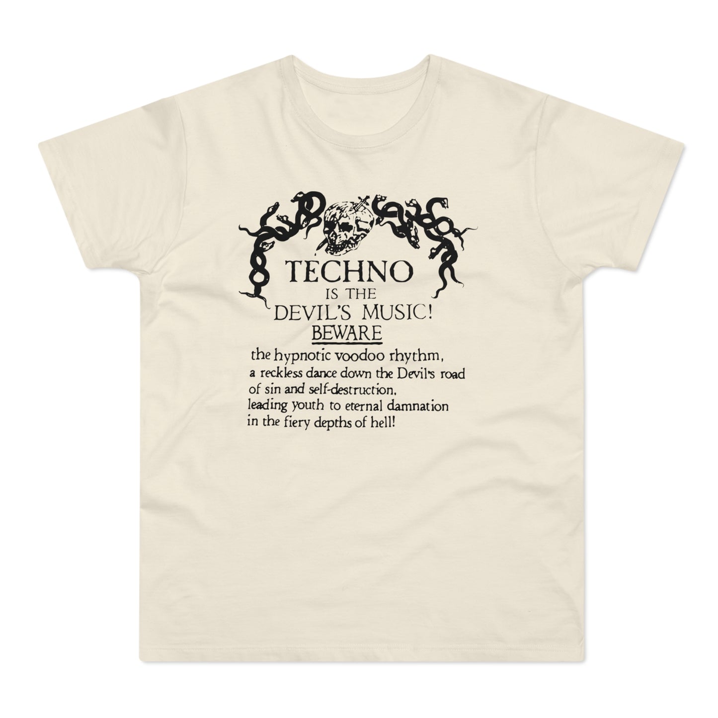 Techno is The Devil's Music Camiseta (Estándar)