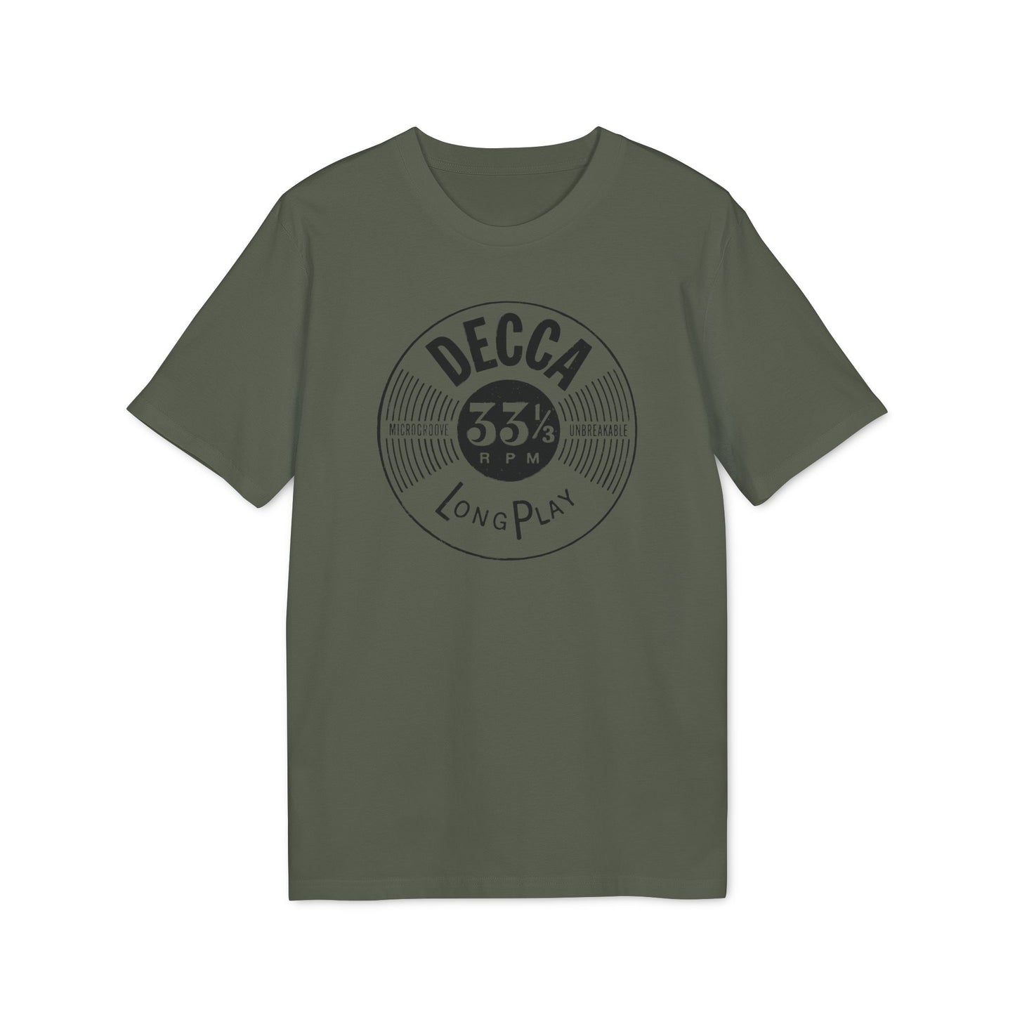 Decca Records Long Play Camiseta (Algodón Orgánico)
