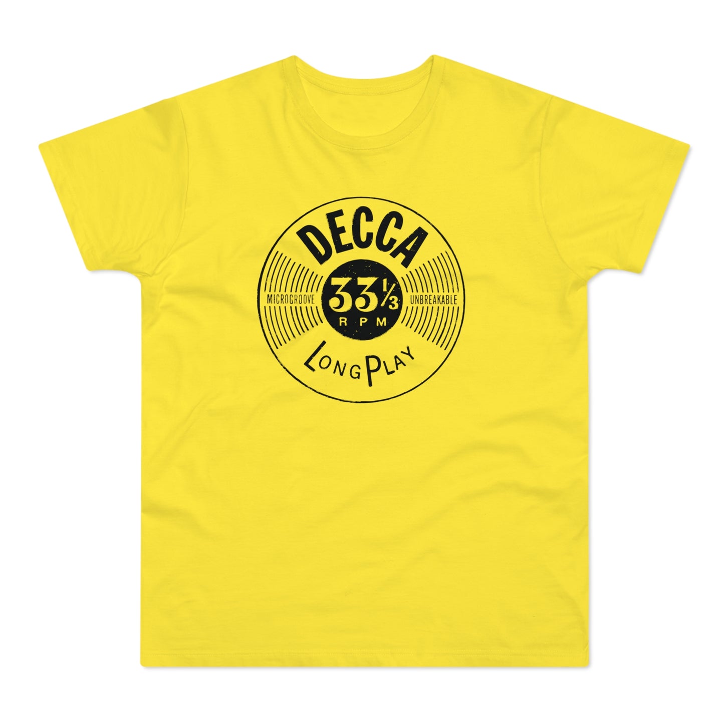 Decca Records Long Play Camiseta (Estándar)