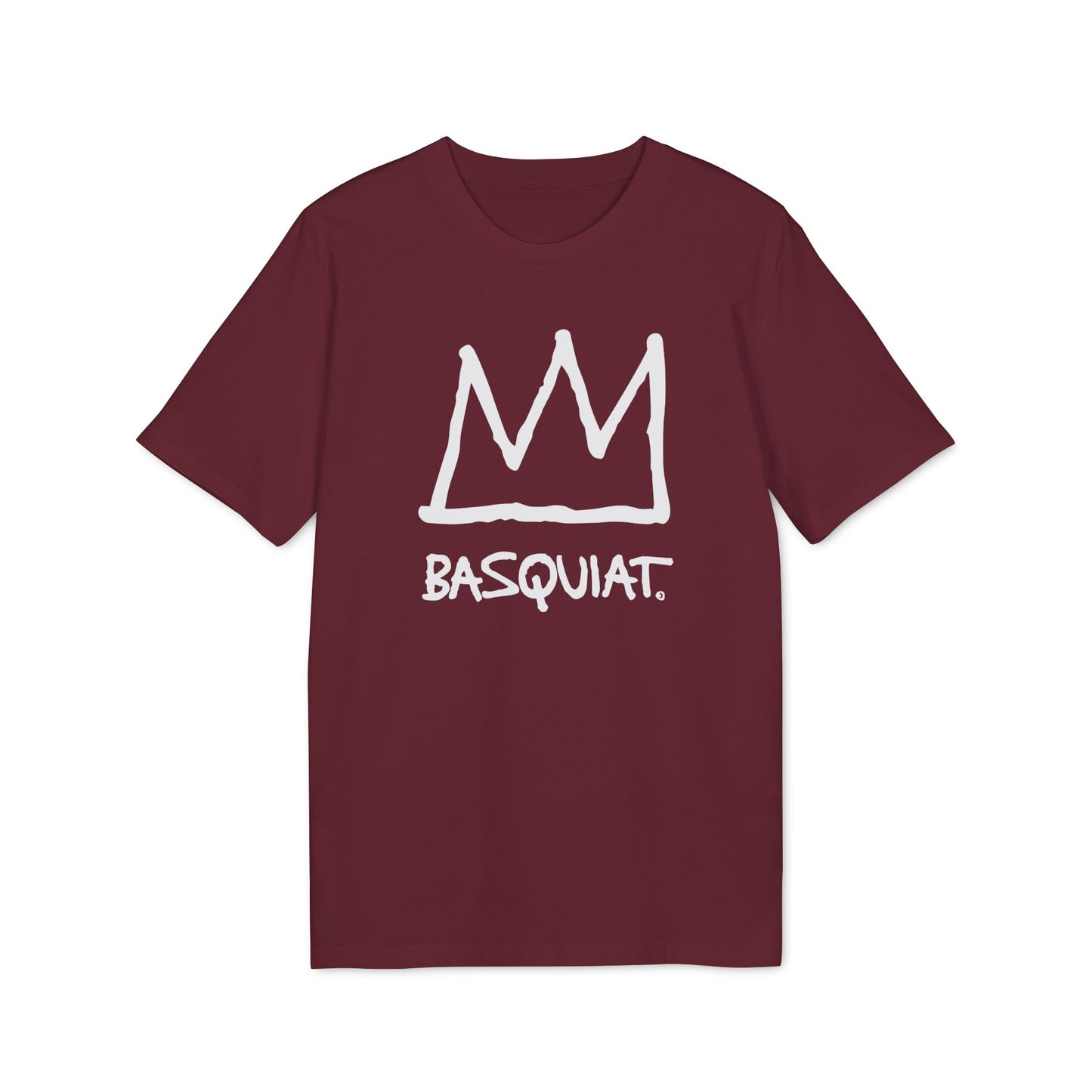 Jean Michel Basquiat Crown Logo Camiseta (Algodón Orgánico)