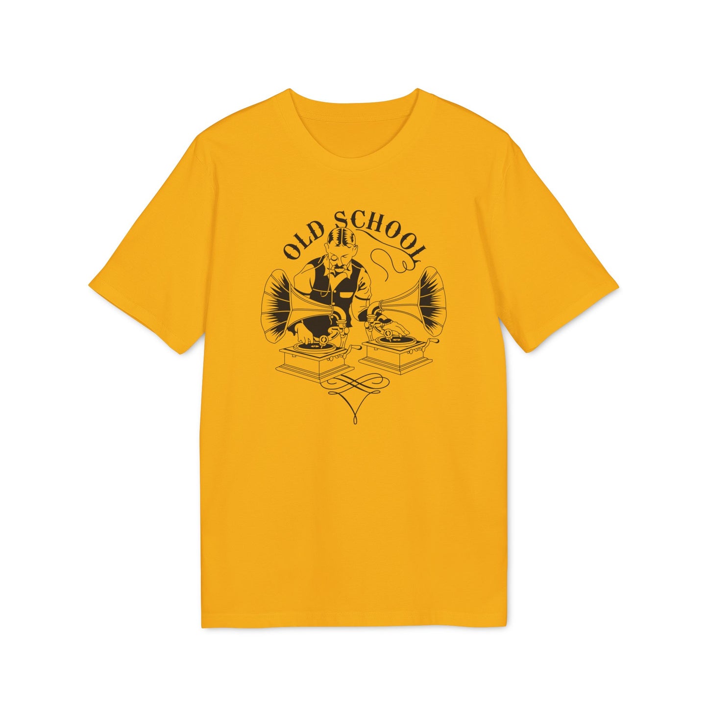 Old School DJ Camiseta (Algodón Orgánico)