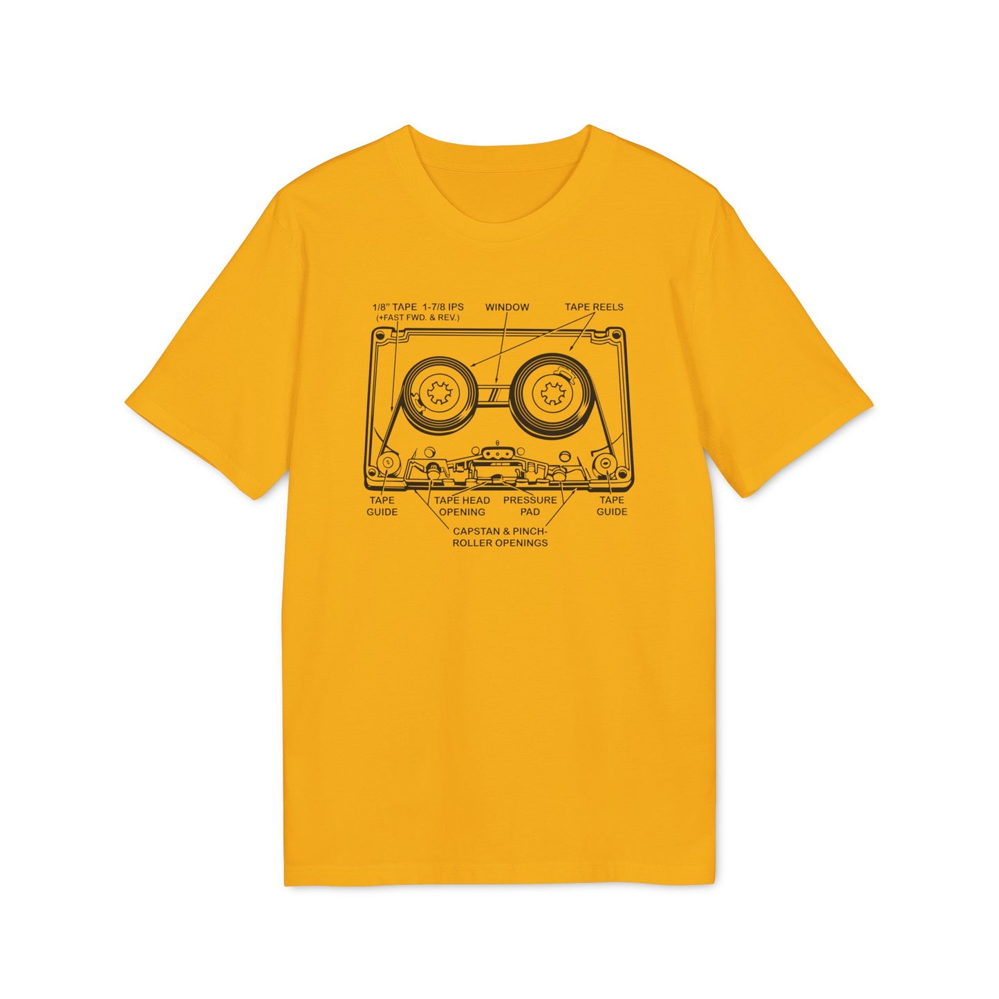 How It Works: Cassette Tape Camiseta (Algodón Orgánico)