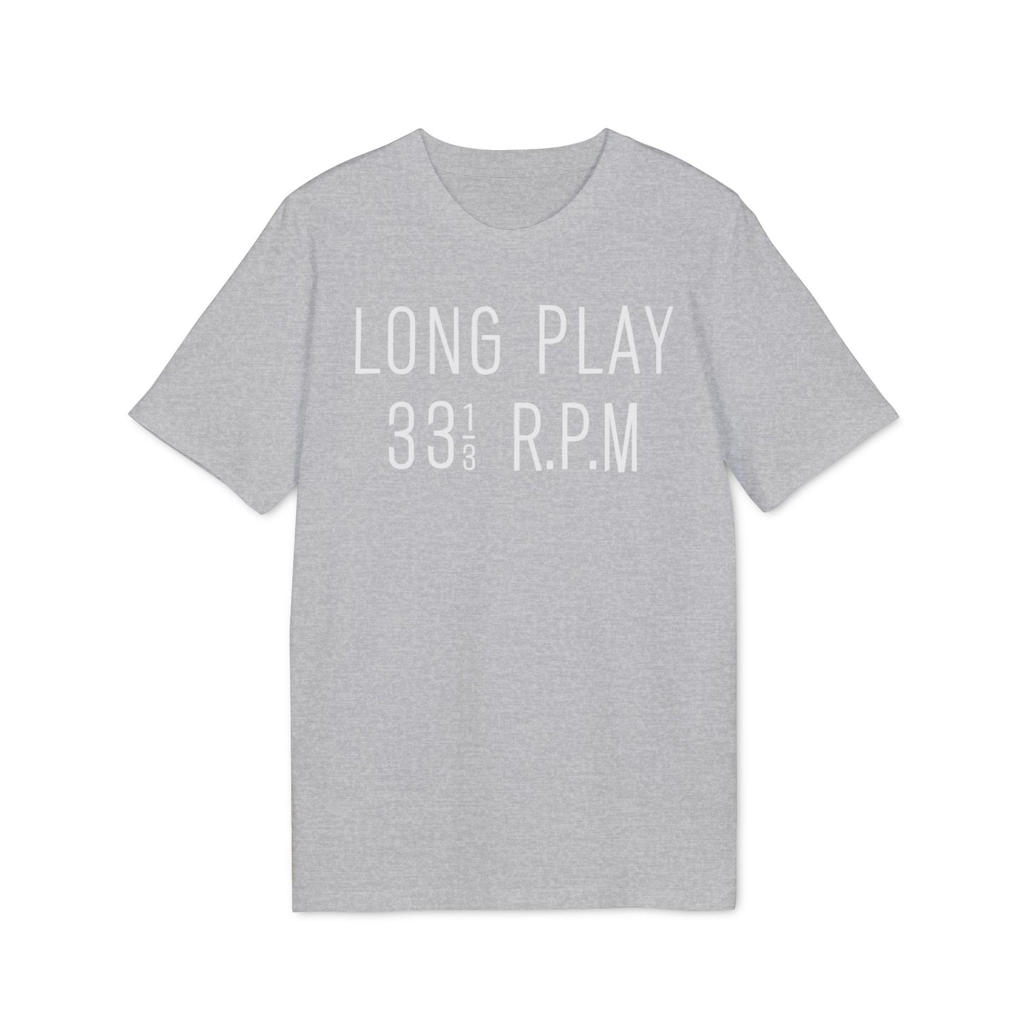 Long Play 33 1/3 RPM Camiseta (Algodón Orgánico)