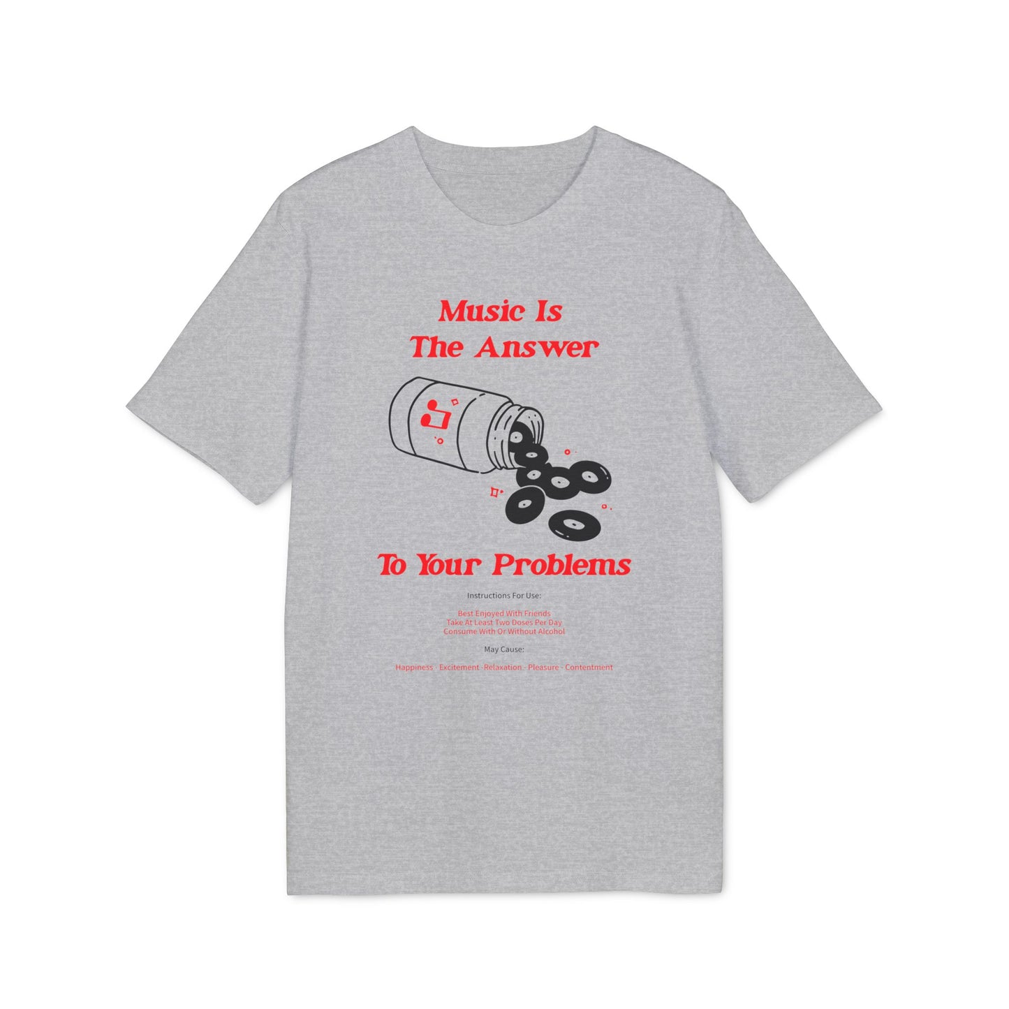 Music Is The Answer Camiseta (Algodón Orgánico)