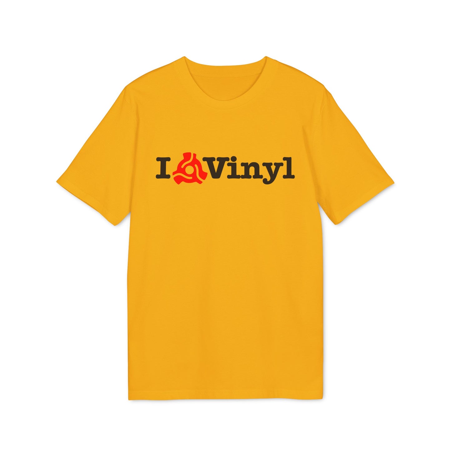 I Love Vinyl Camiseta (Algodón Orgánico)