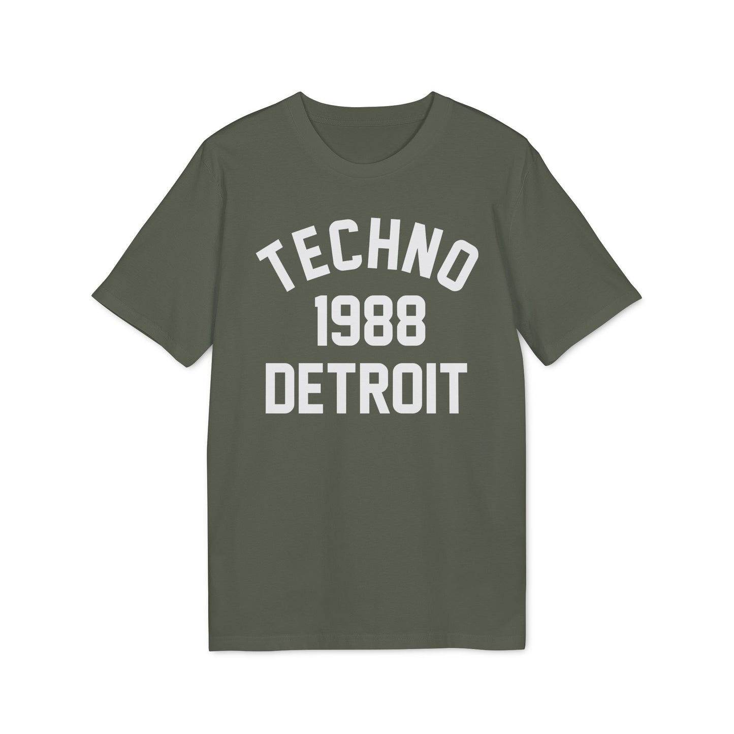 Techno Detroit 1988 Camiseta (Algodón Orgánico)
