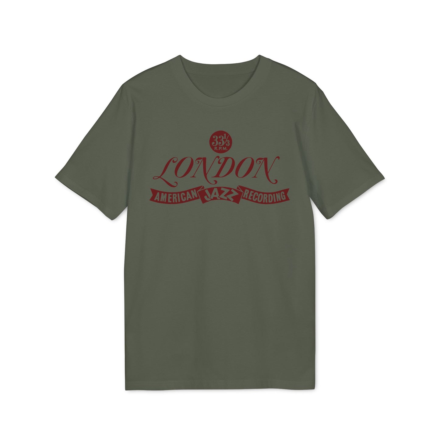 London American Jazz Records Camiseta (Algodón Orgánico)