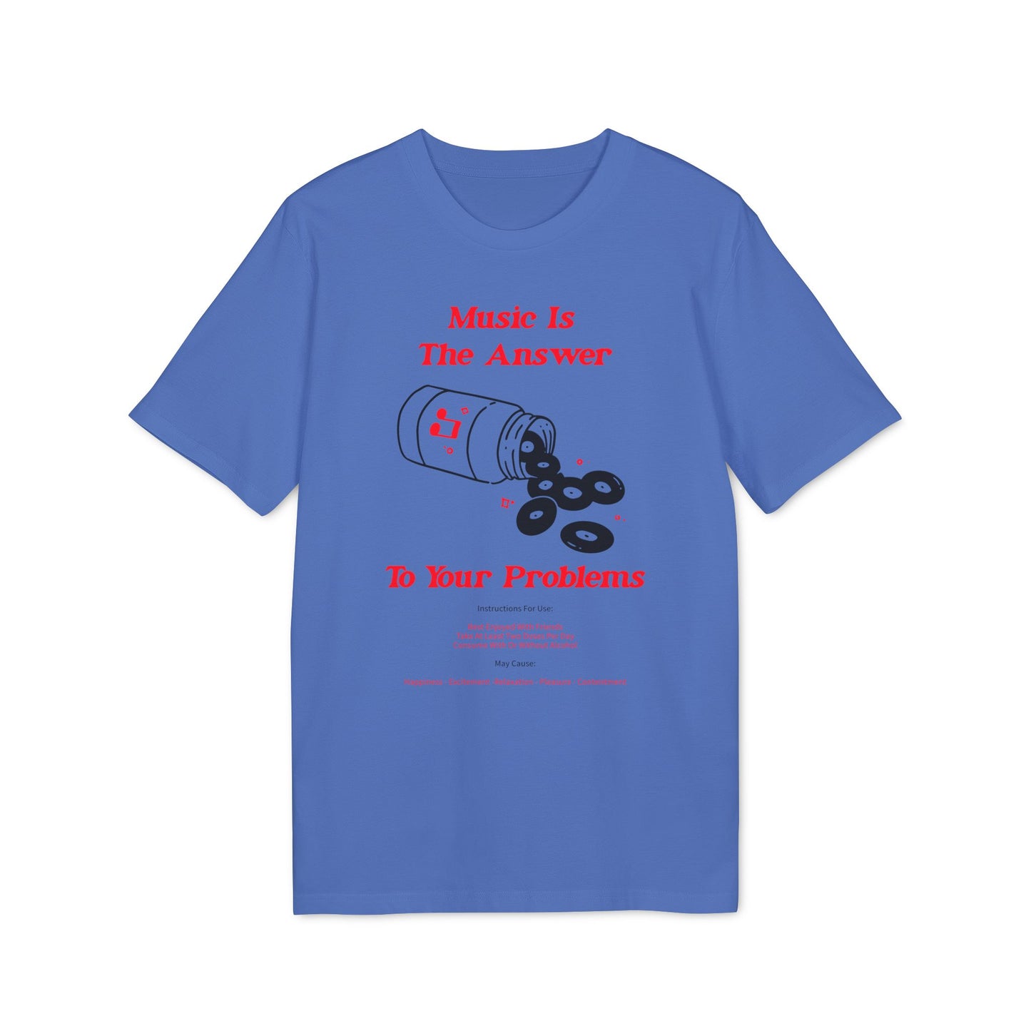 Music Is The Answer Camiseta (Algodón Orgánico)