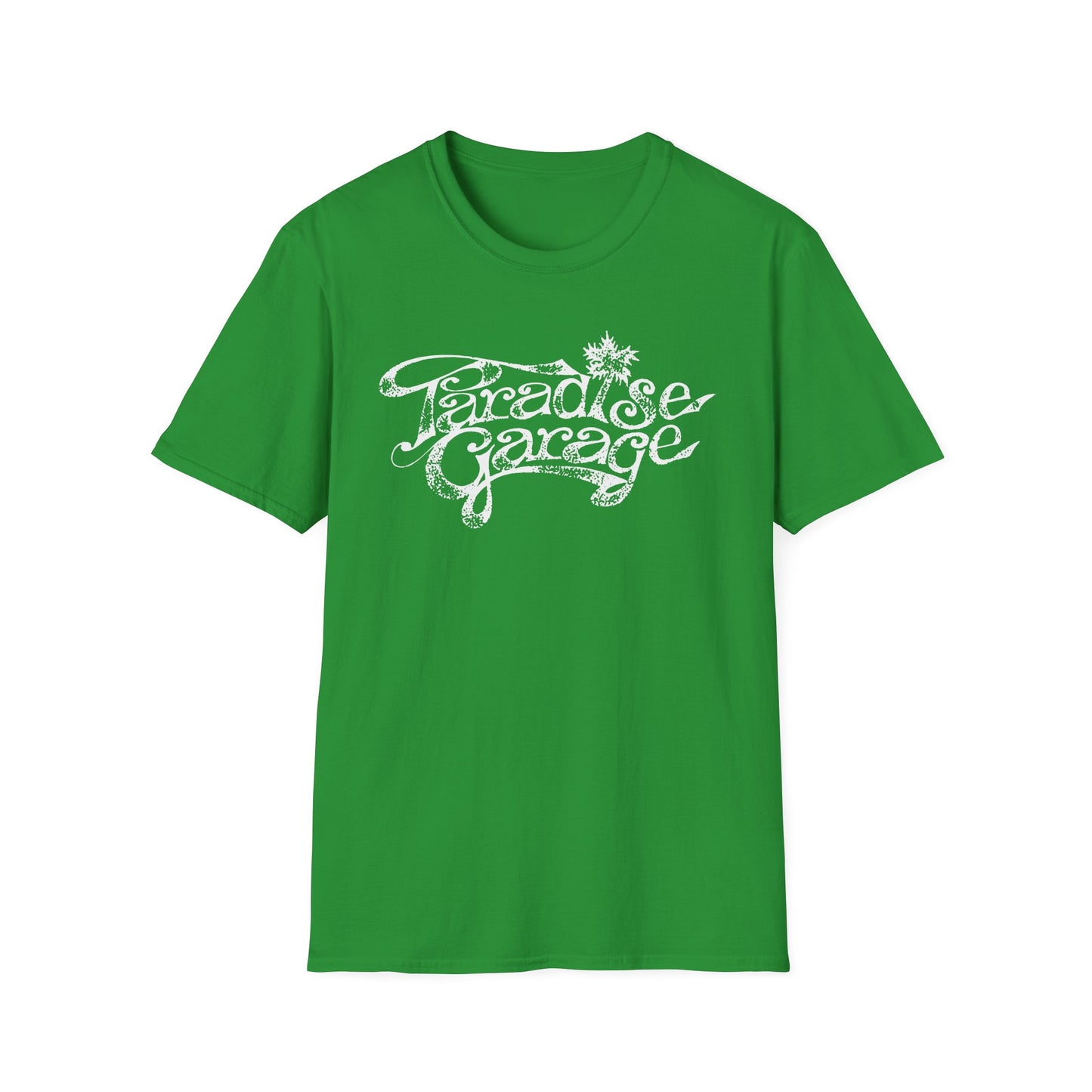 Paradise Garage Camiseta Impresión Envejecida