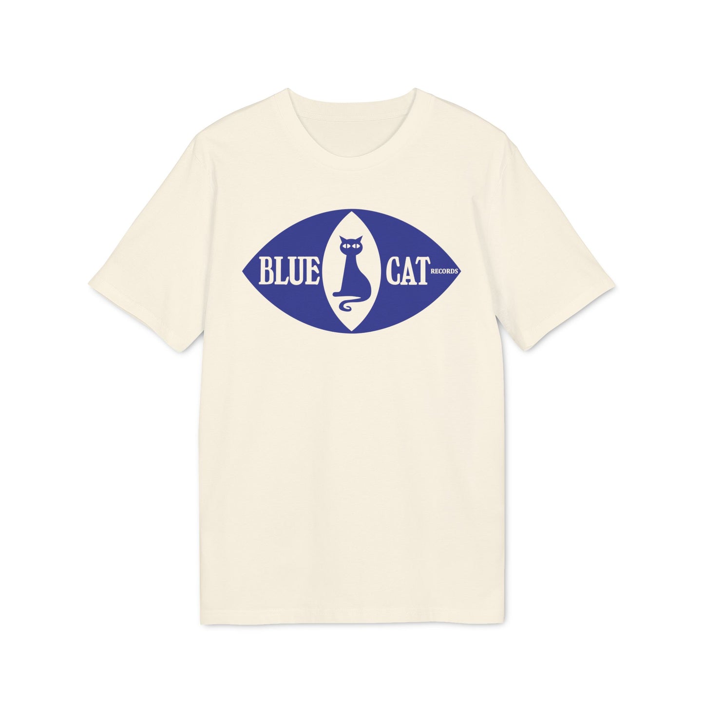 Blue Cat Records Eye Camiseta (Algodón Orgánico)