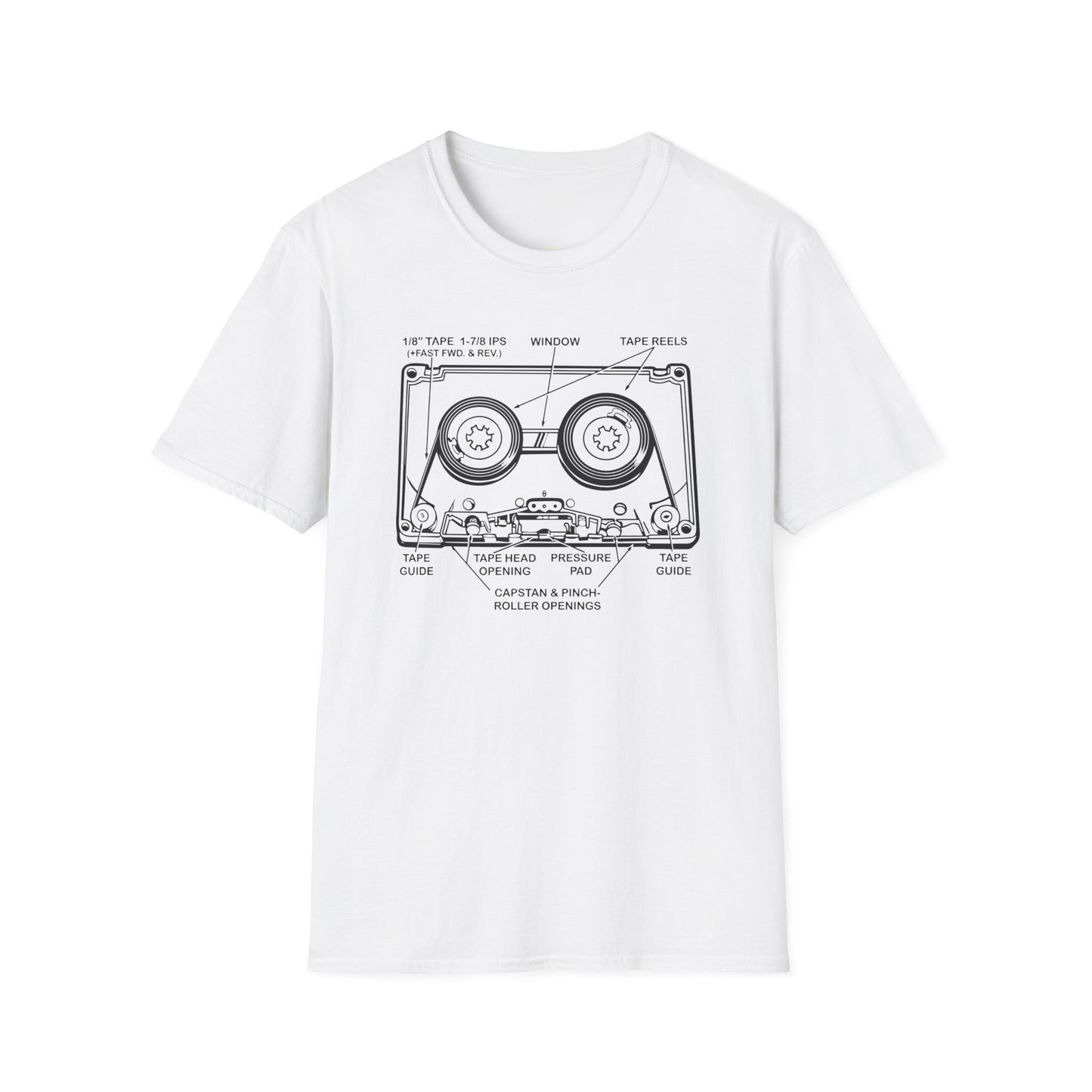 How It Works: Cassette Tape Camiseta