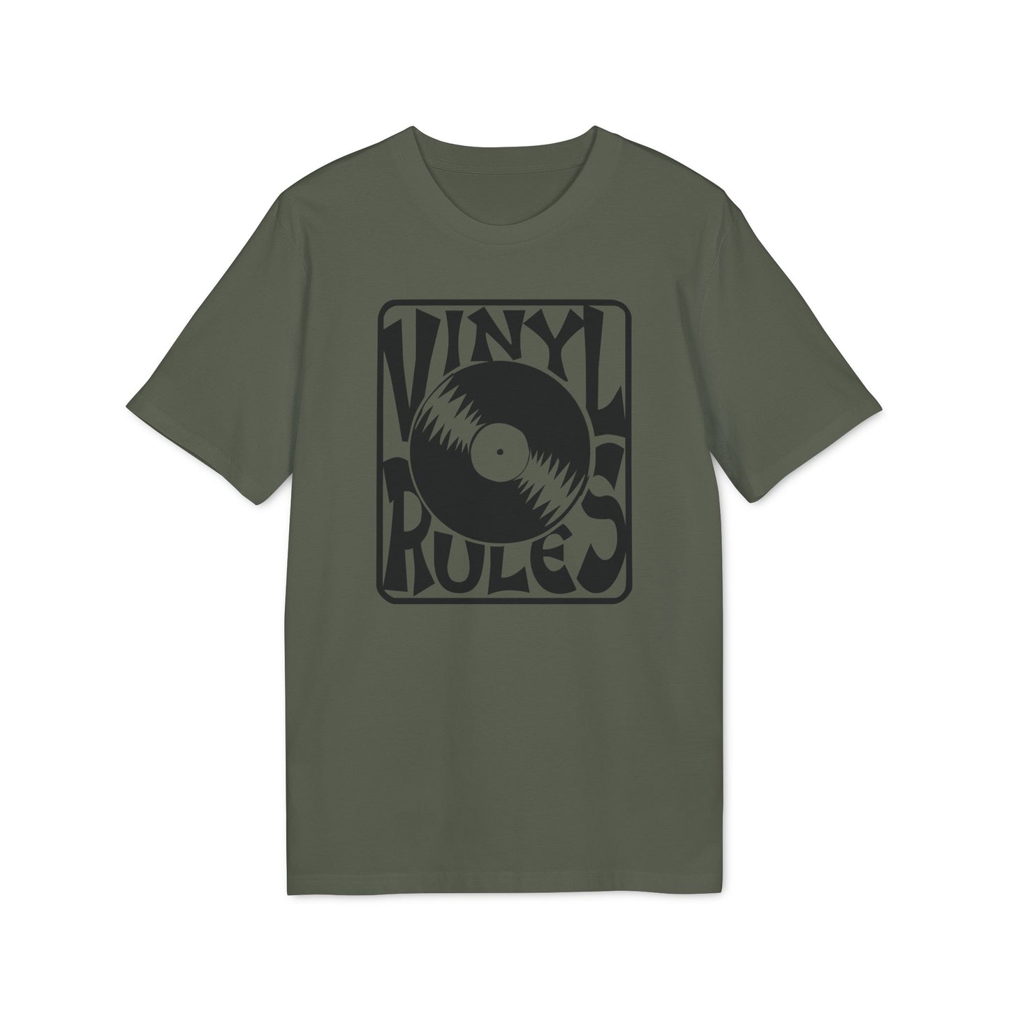 Vinyl Rules Camiseta (Algodón Orgánico)