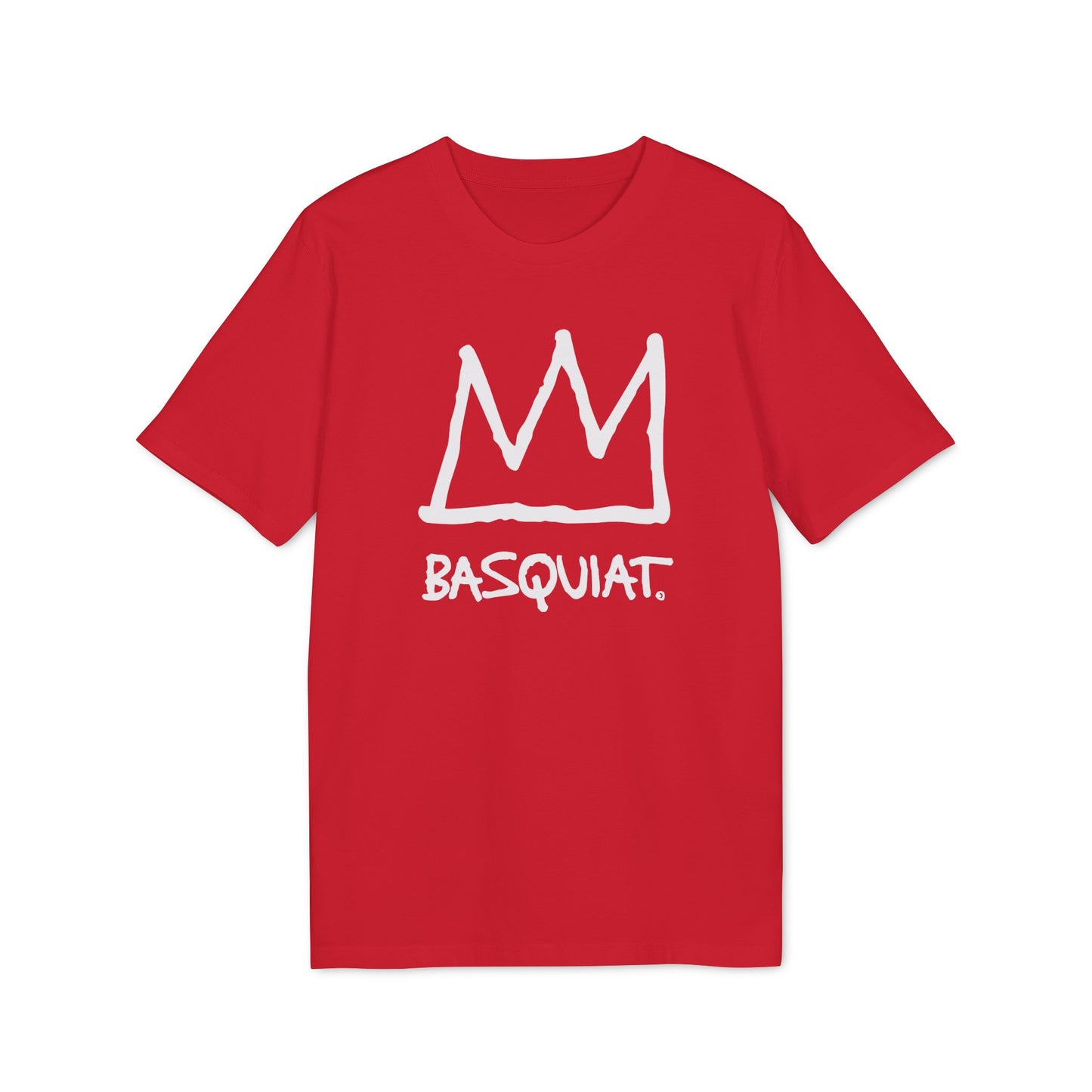Jean Michel Basquiat Crown Logo Camiseta (Algodón Orgánico)