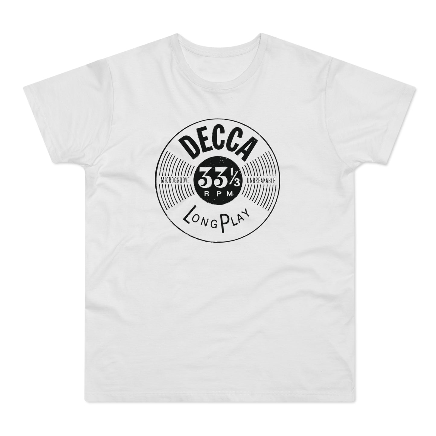 Decca Records Long Play Camiseta (Estándar)