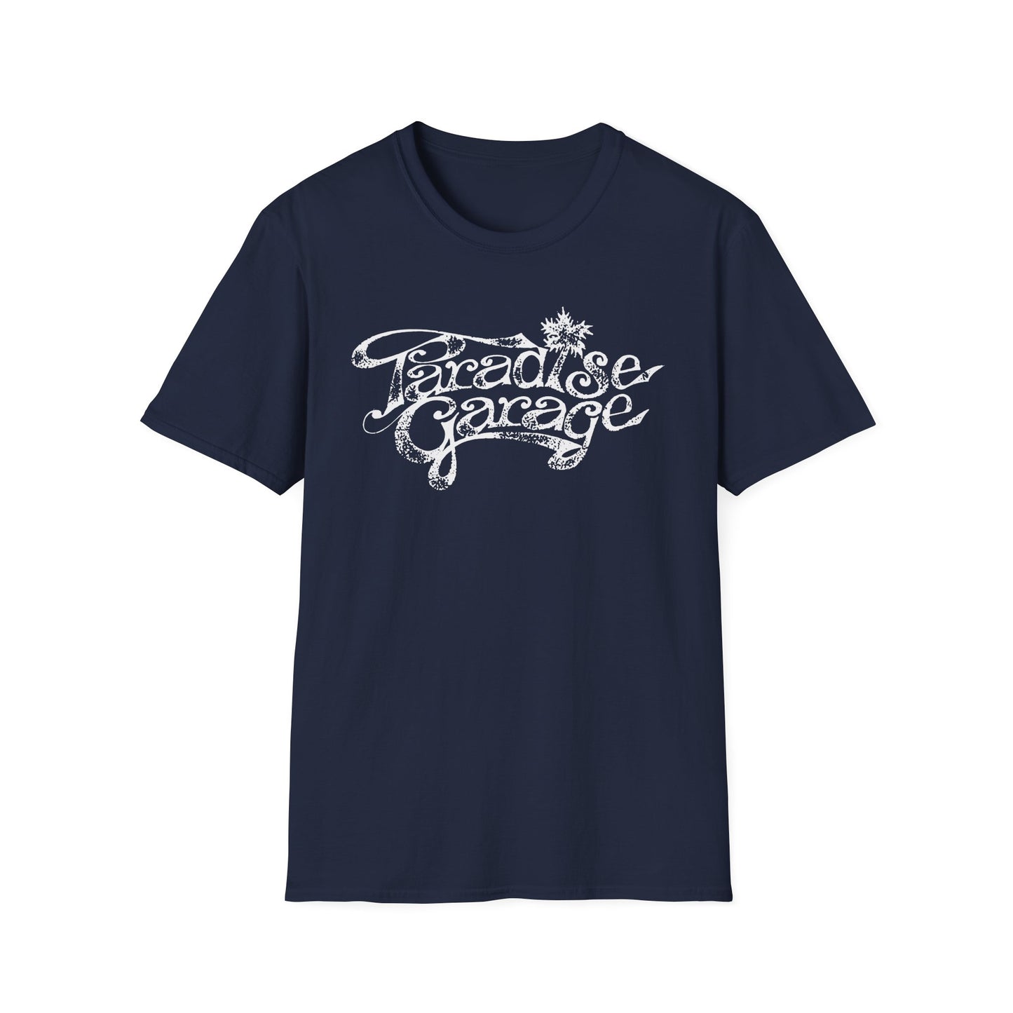 Paradise Garage Camiseta - Ligera Impresión Envejecida