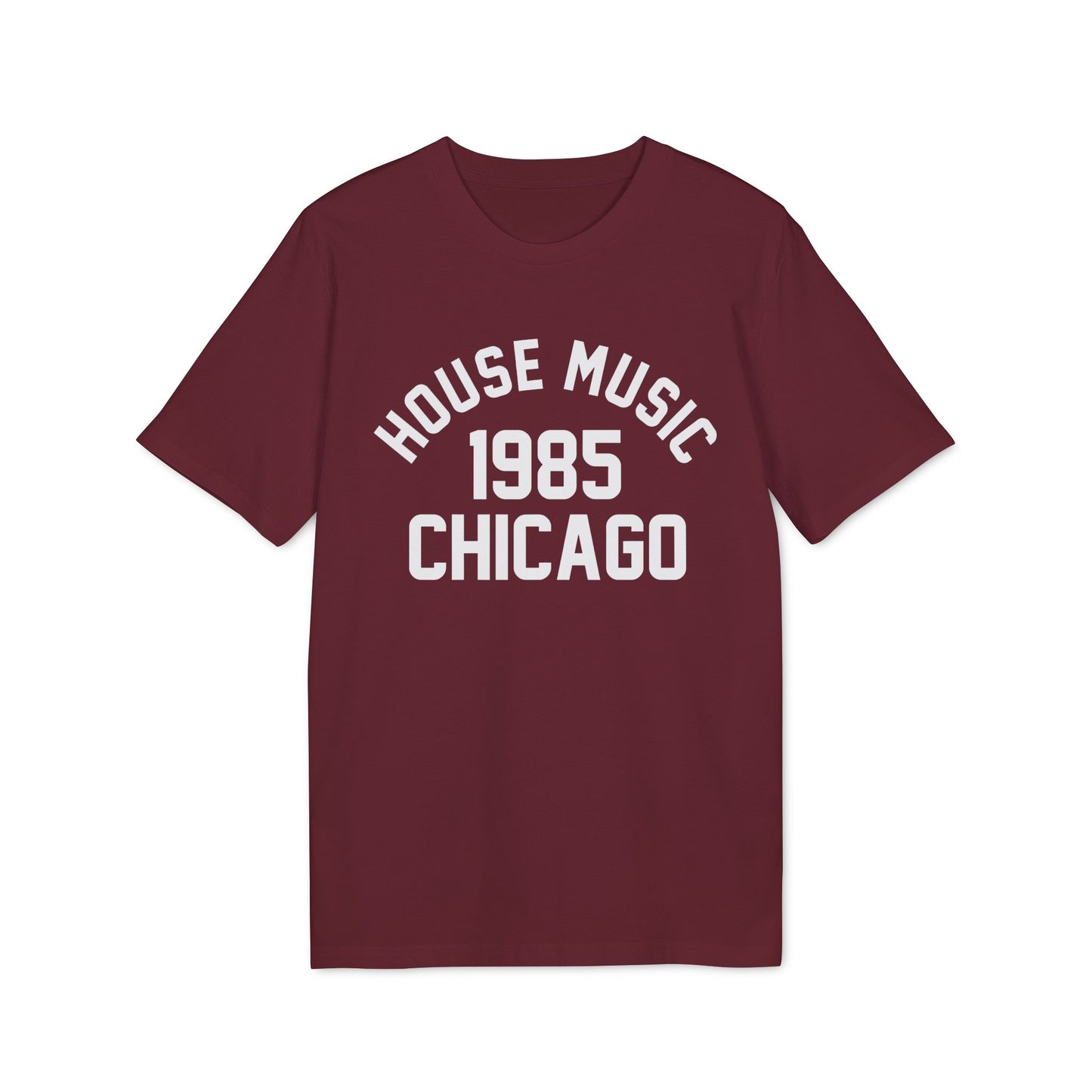 House Music 1986 Chicago Camiseta (Algodón Orgánico)