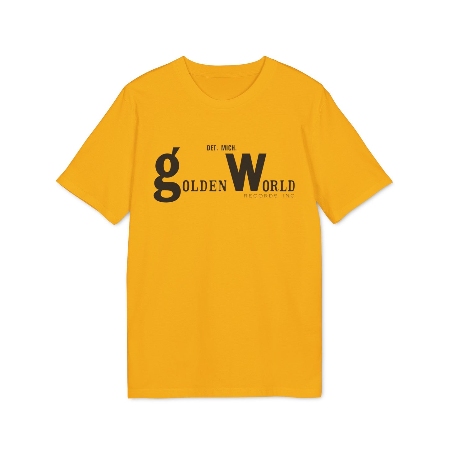 Golden World Records Camiseta (Algodón Orgánico)