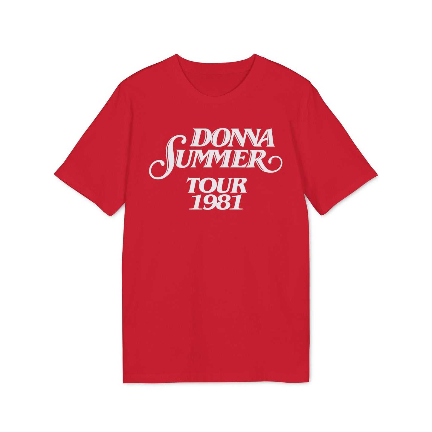 Donna Summer Tour 1981 Camiseta (Algodón Orgánico)