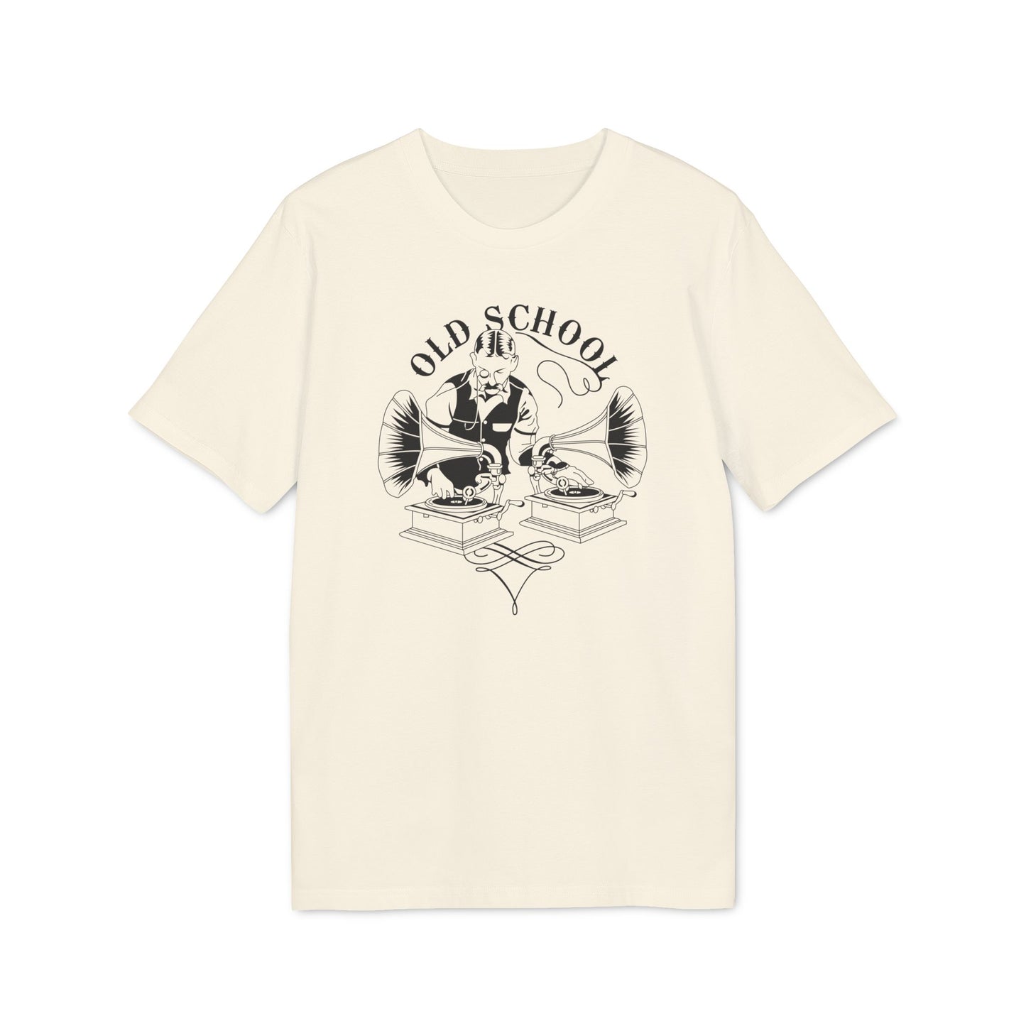 Old School DJ Camiseta (Algodón Orgánico)