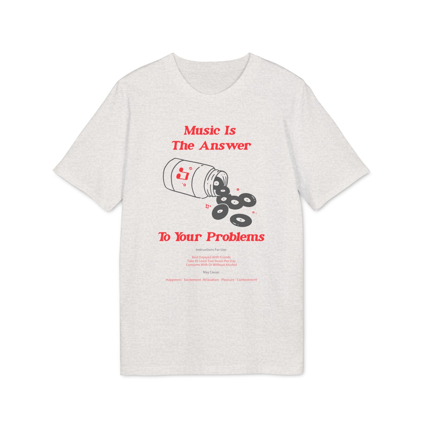 Music Is The Answer Camiseta (Algodón Orgánico)