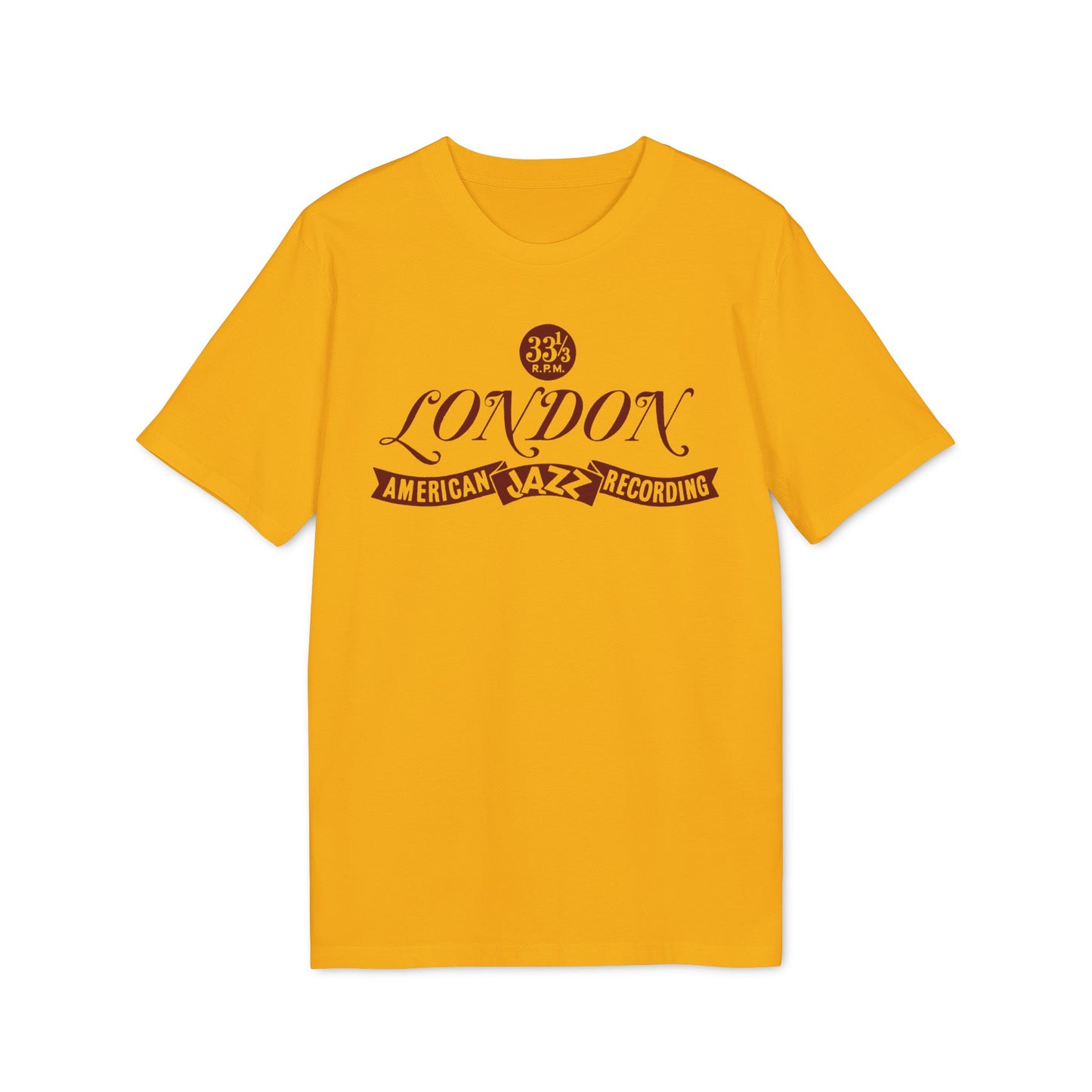 London American Jazz Records Camiseta (Algodón Orgánico)