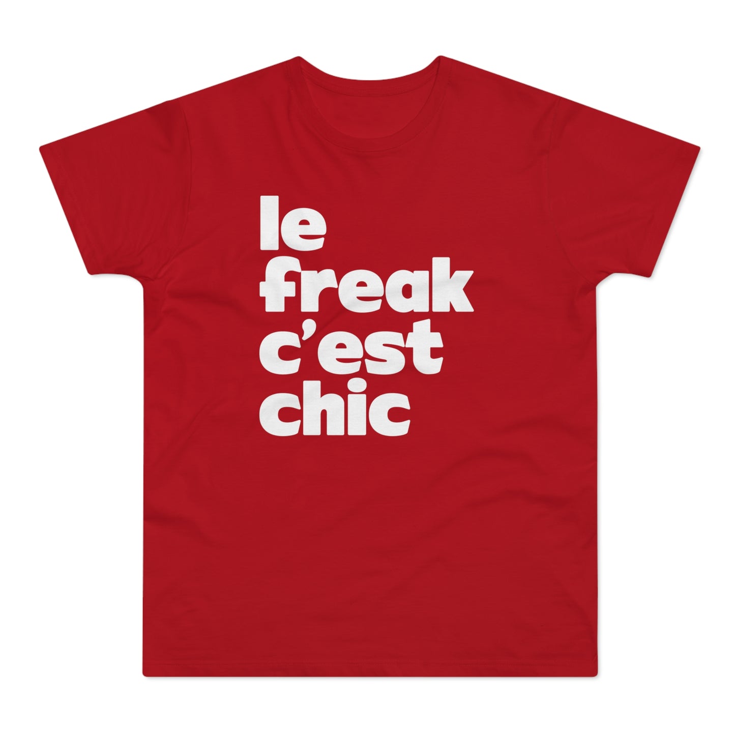 Chic Le Freak Lyrics Camiseta (Estándar)