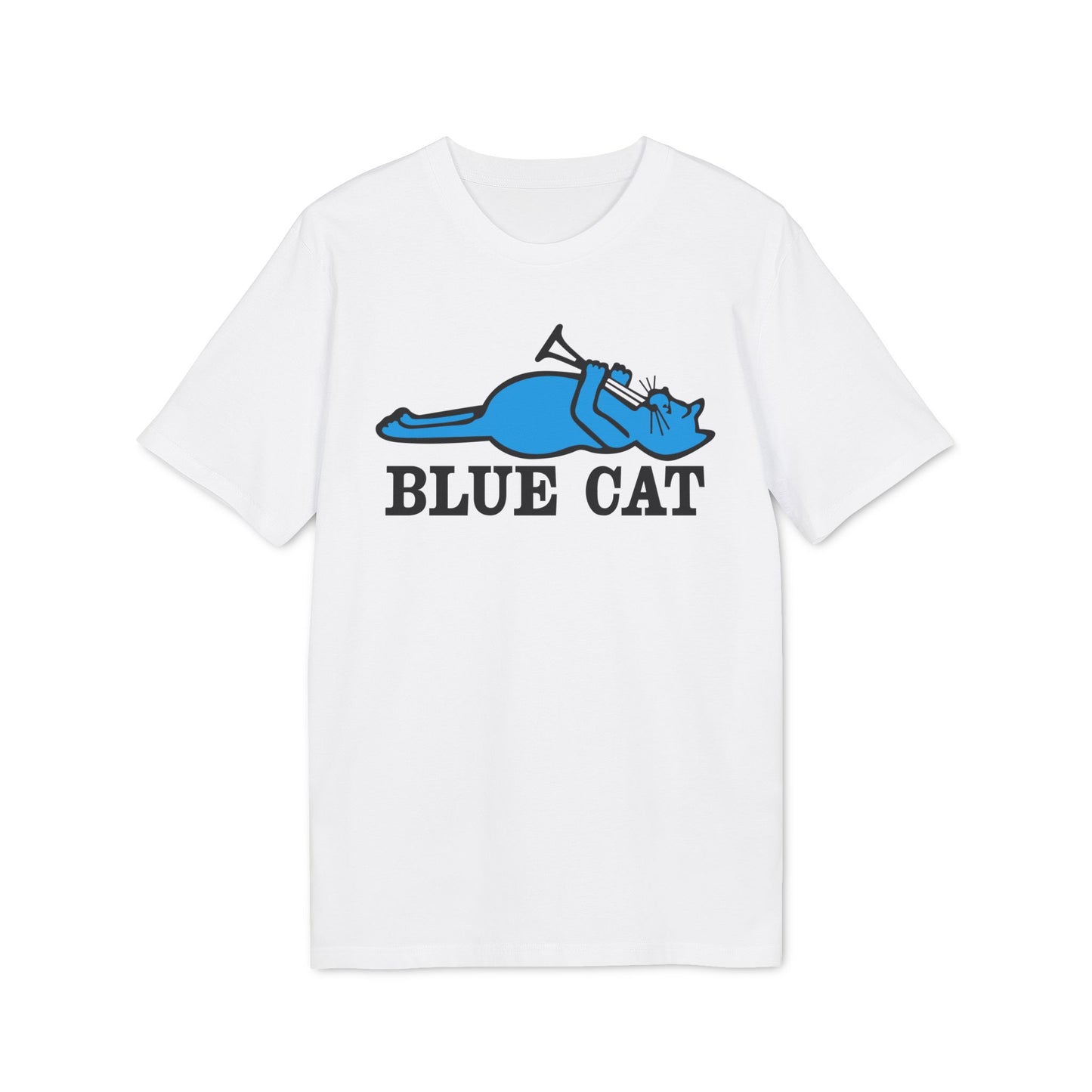Blue Cat Records Camiseta (Algodón Orgánico)