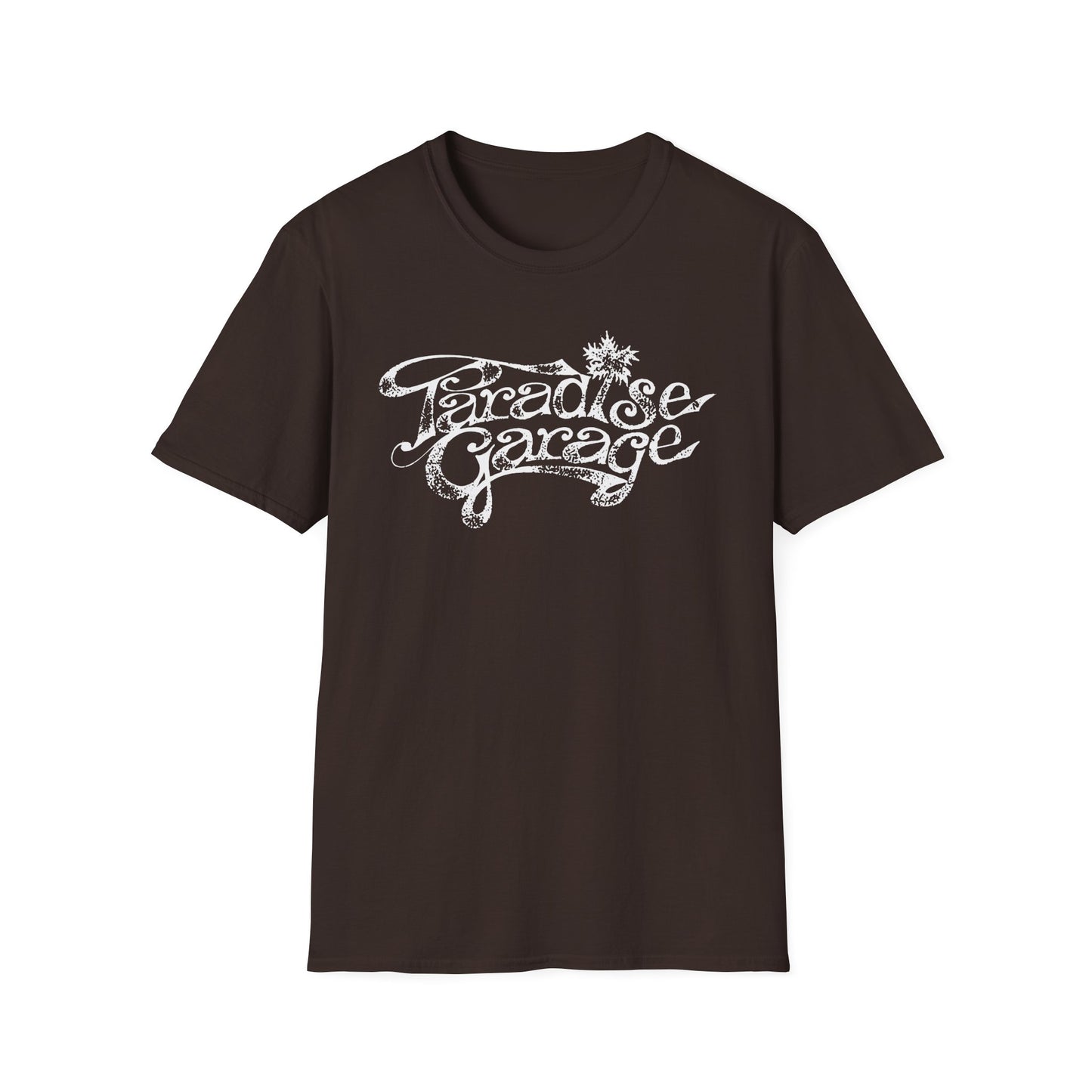 Paradise Garage Camiseta Impresión Envejecida