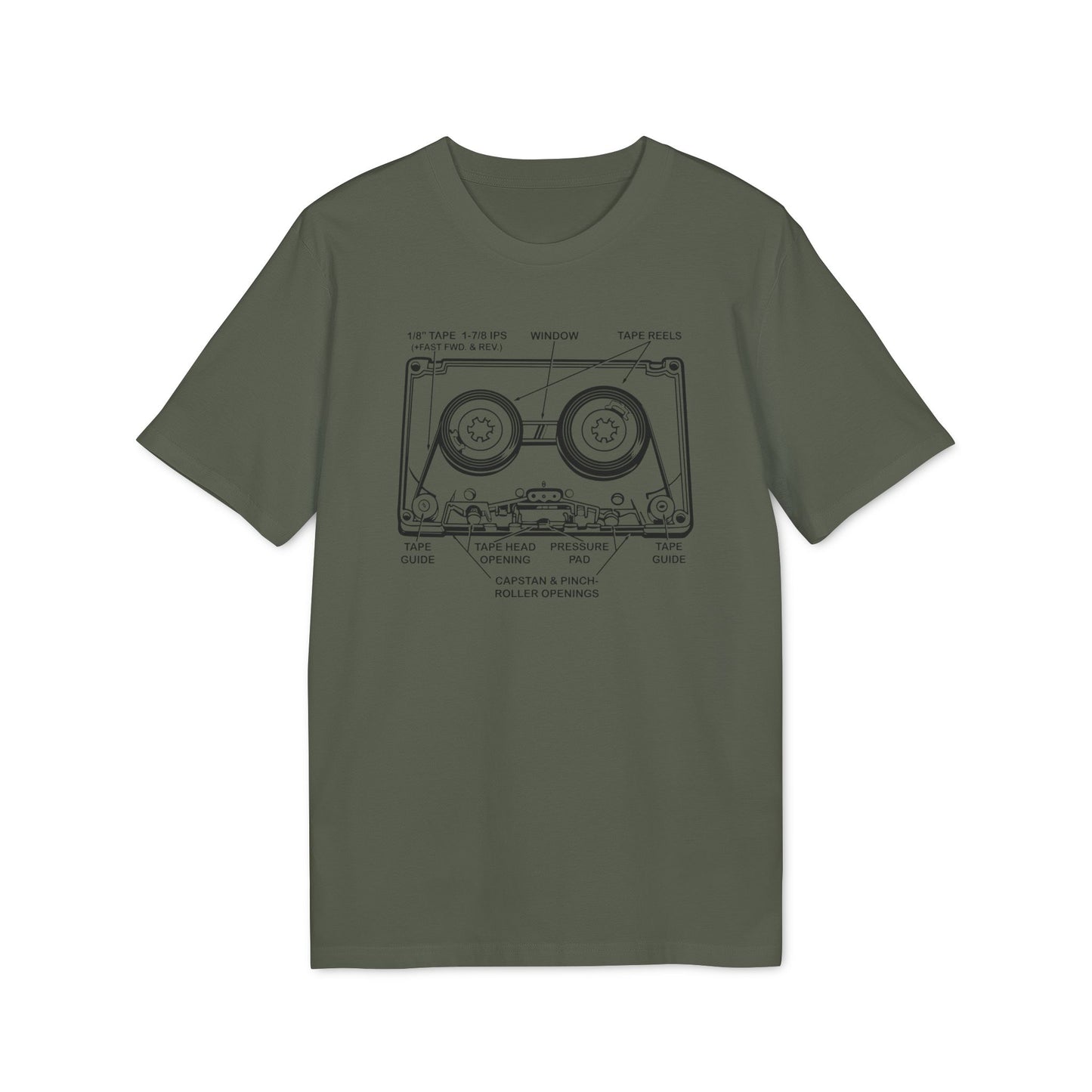 How It Works: Cassette Tape Camiseta (Algodón Orgánico)