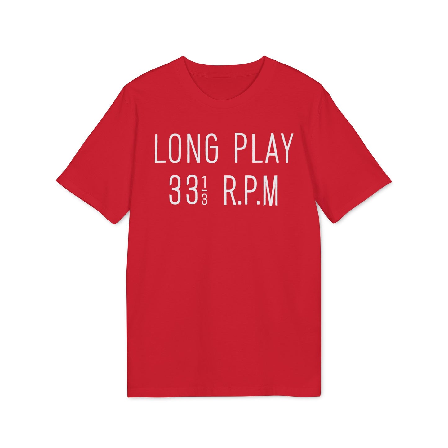 Long Play 33 1/3 RPM Camiseta (Algodón Orgánico)