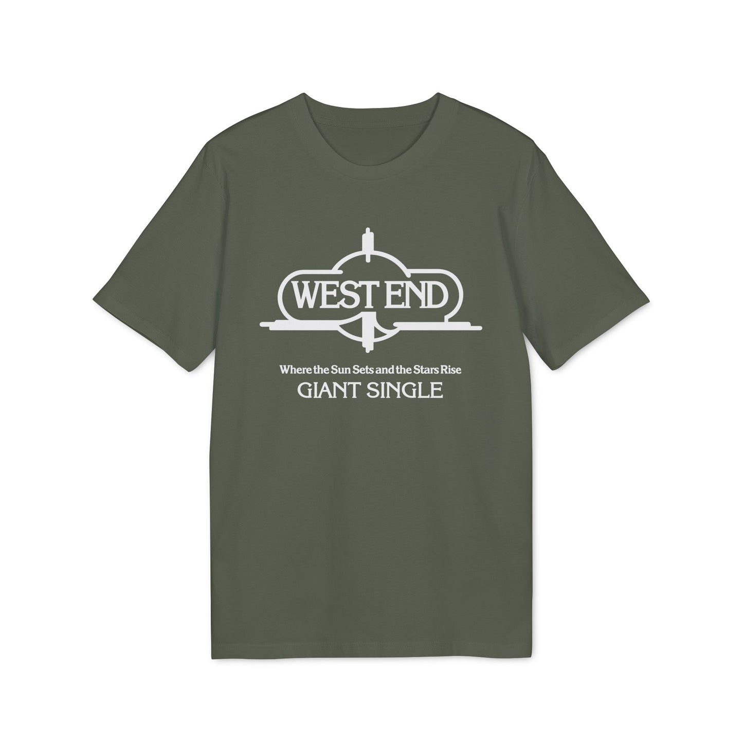 West End Records "Where The Sun Sets" Camiseta (Algodón Orgánico)