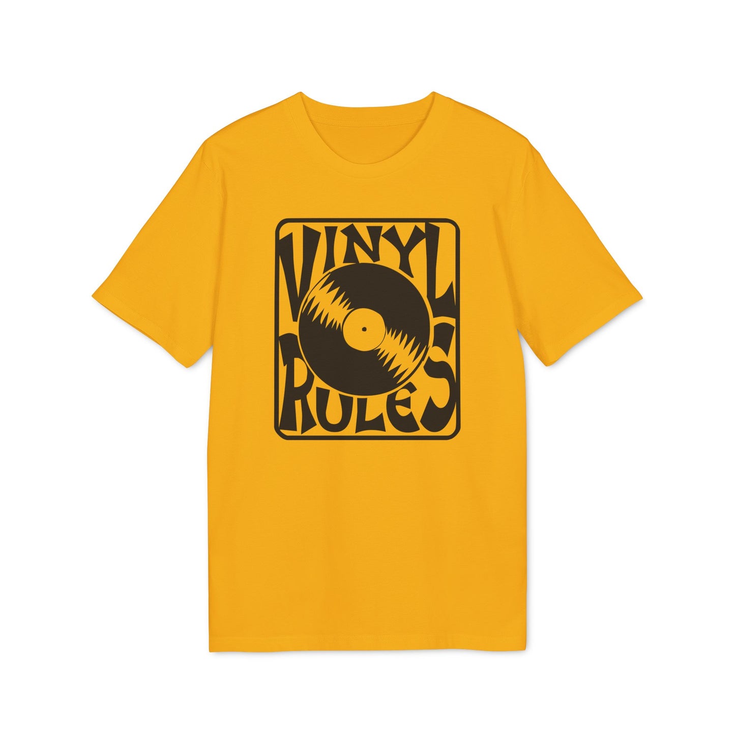 Vinyl Rules Camiseta (Algodón Orgánico)