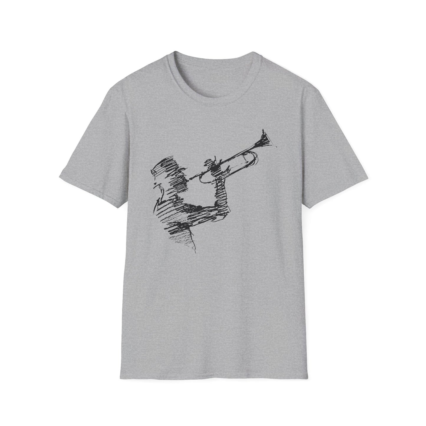 Jazz Trumpet Guy T Shirt (L) - BLACK FRIDAY - ÚLTIMA UNIDAD - 50 % DE DESCUENTO