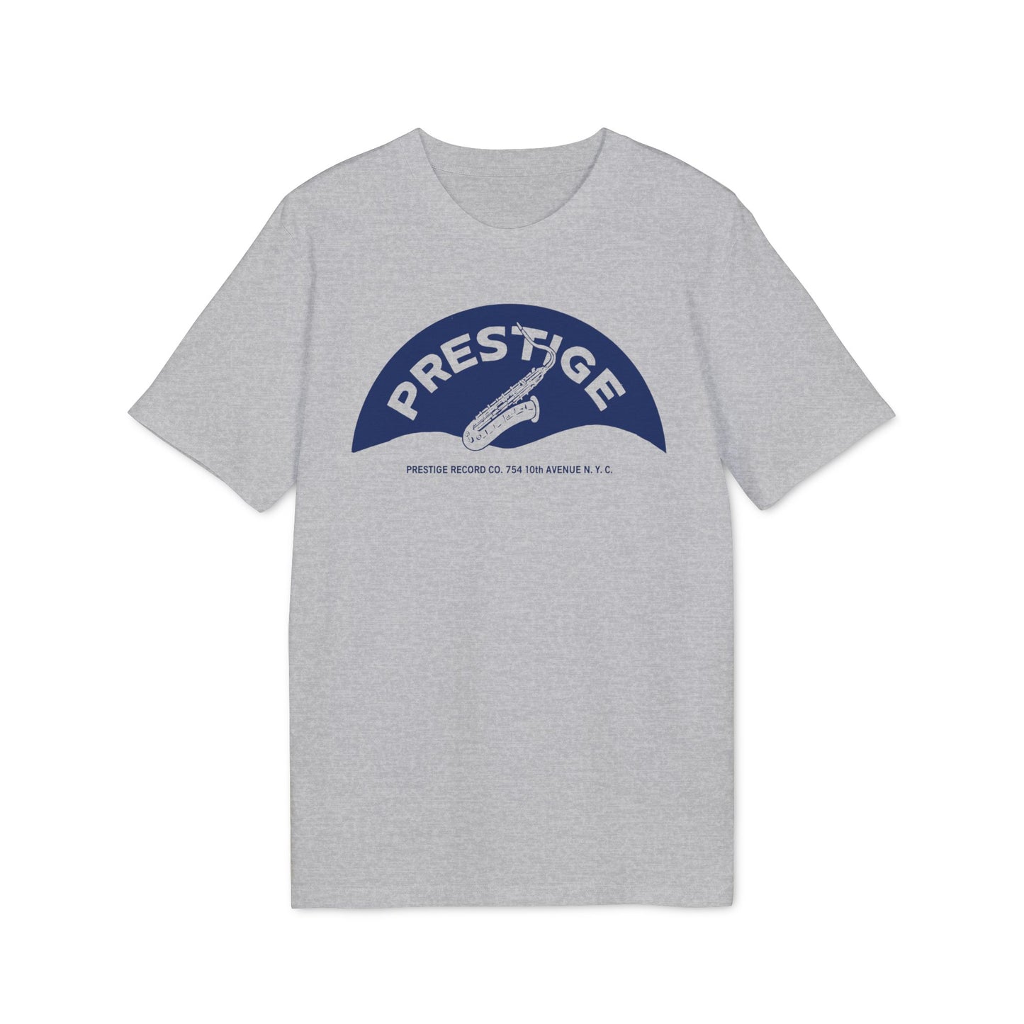 Prestige Records Camiseta (Algodón Orgánico) Saxophone Design